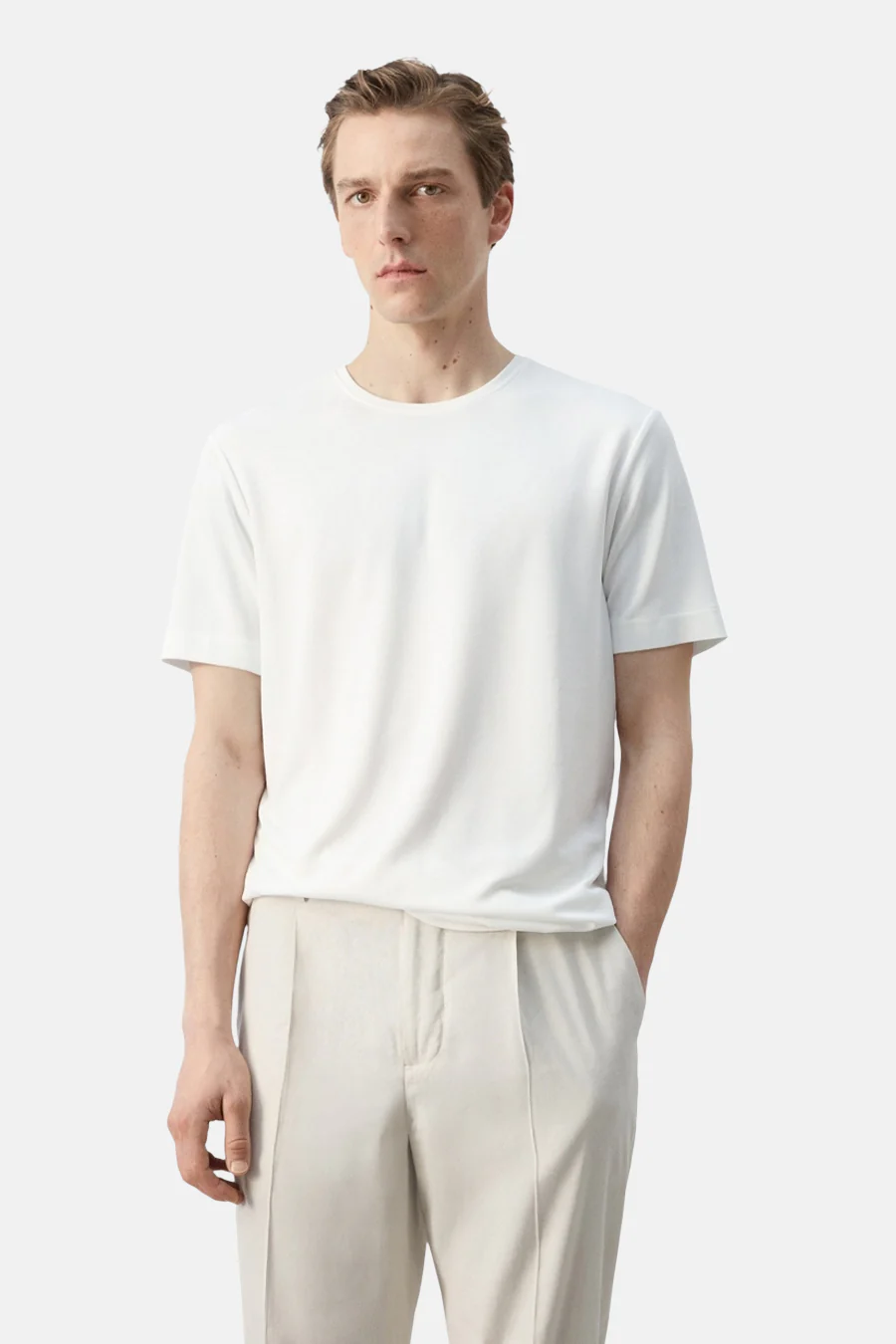 T-shirt met korte mouwen - wit