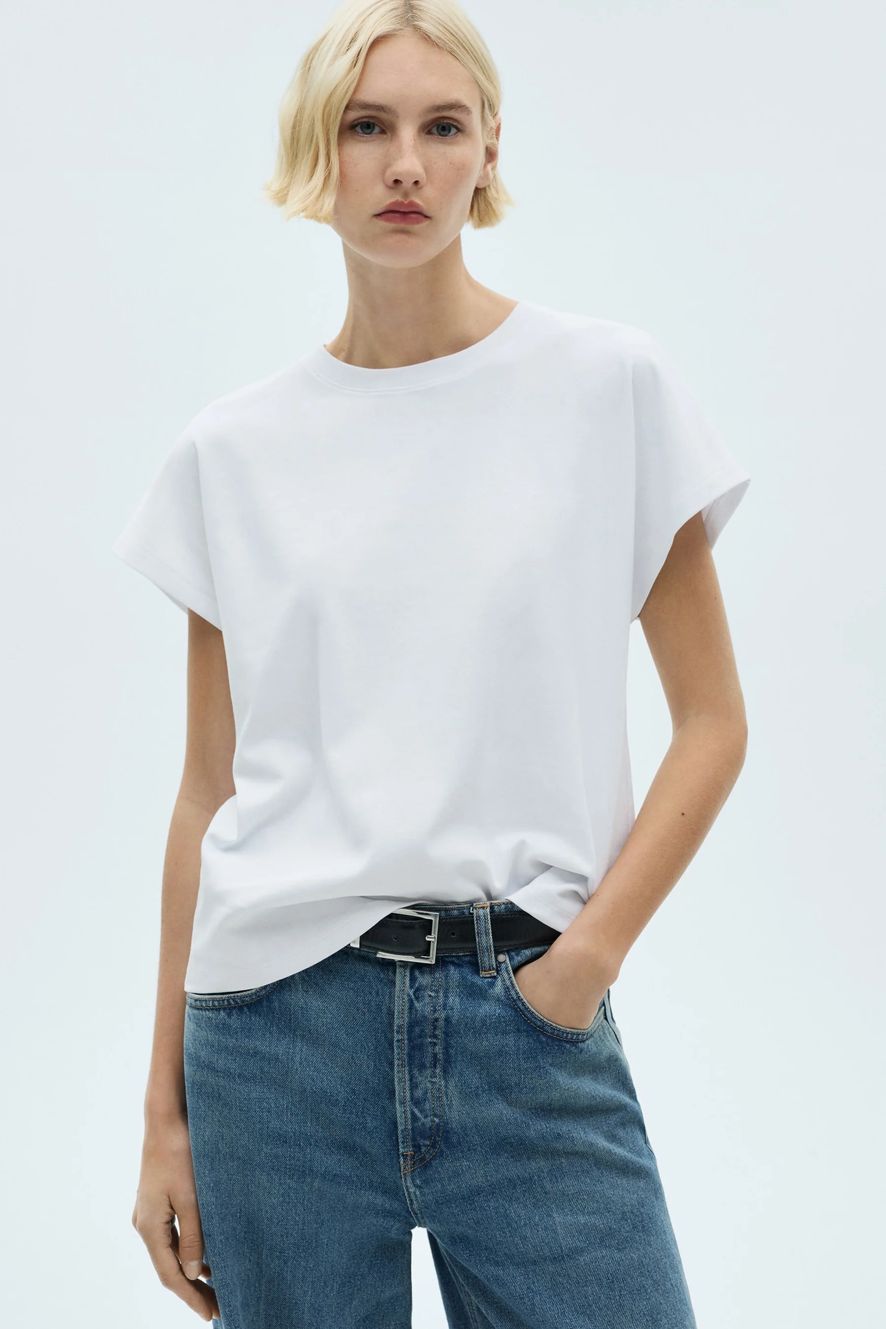 T-shirt met korte mouwen - wit