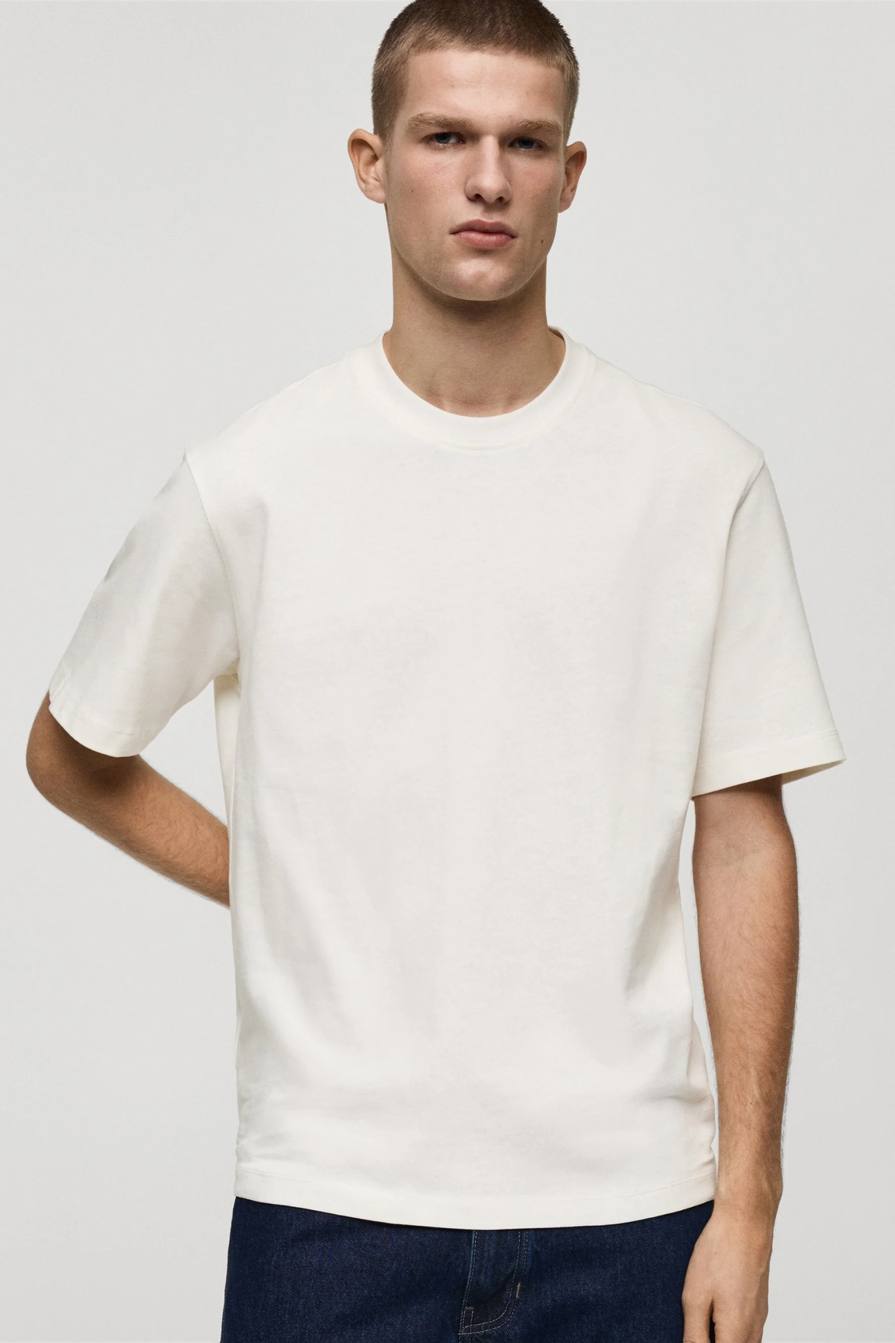 T-shirt met korte mouwen - wit