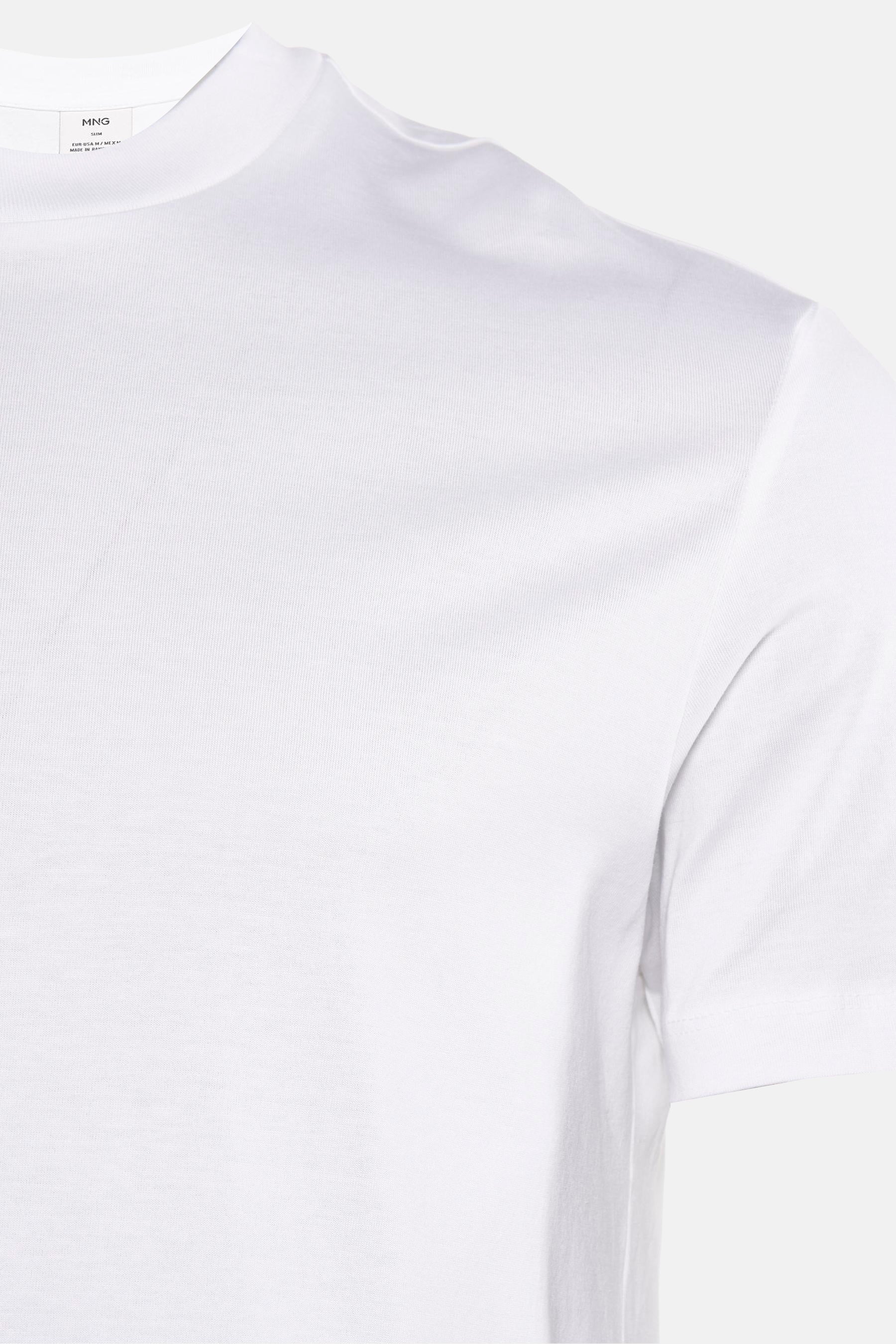 T-shirt met korte mouwen - wit - Image 7