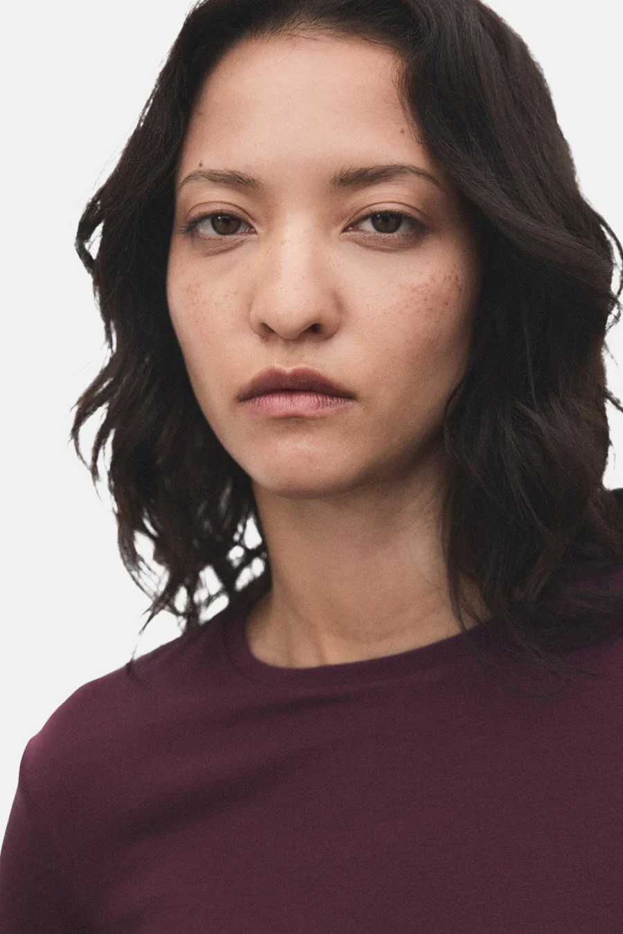 T-shirt met lange mouwen - bordeaux - Image 4