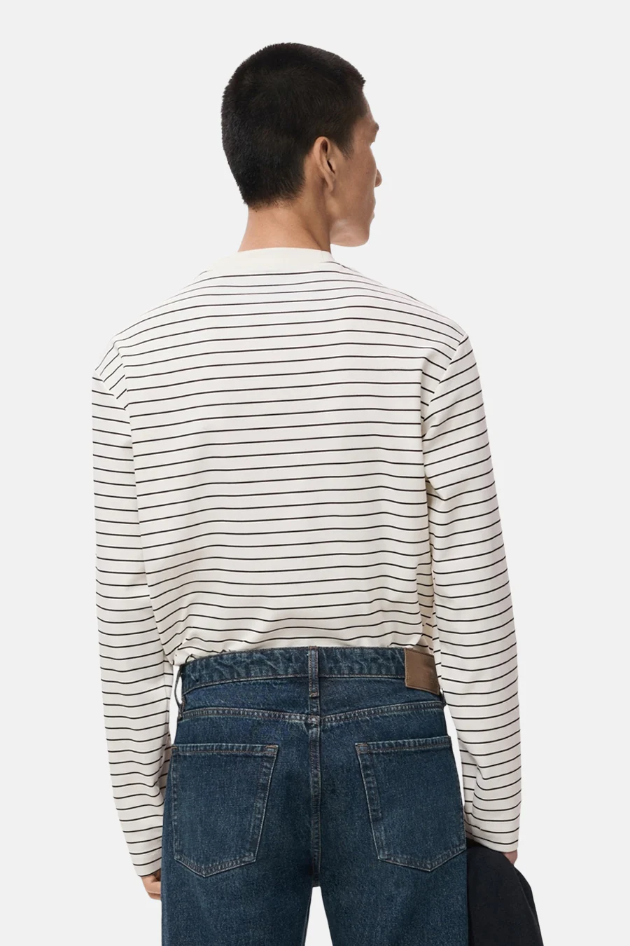 T-shirt met lange mouwen - Wit - Image 4