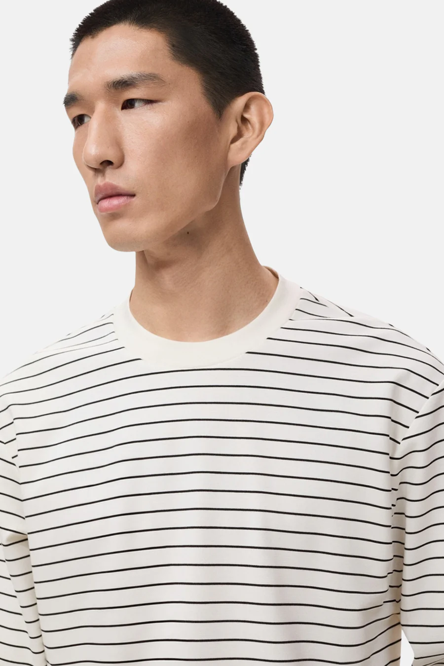 T-shirt met lange mouwen - Wit - Image 5