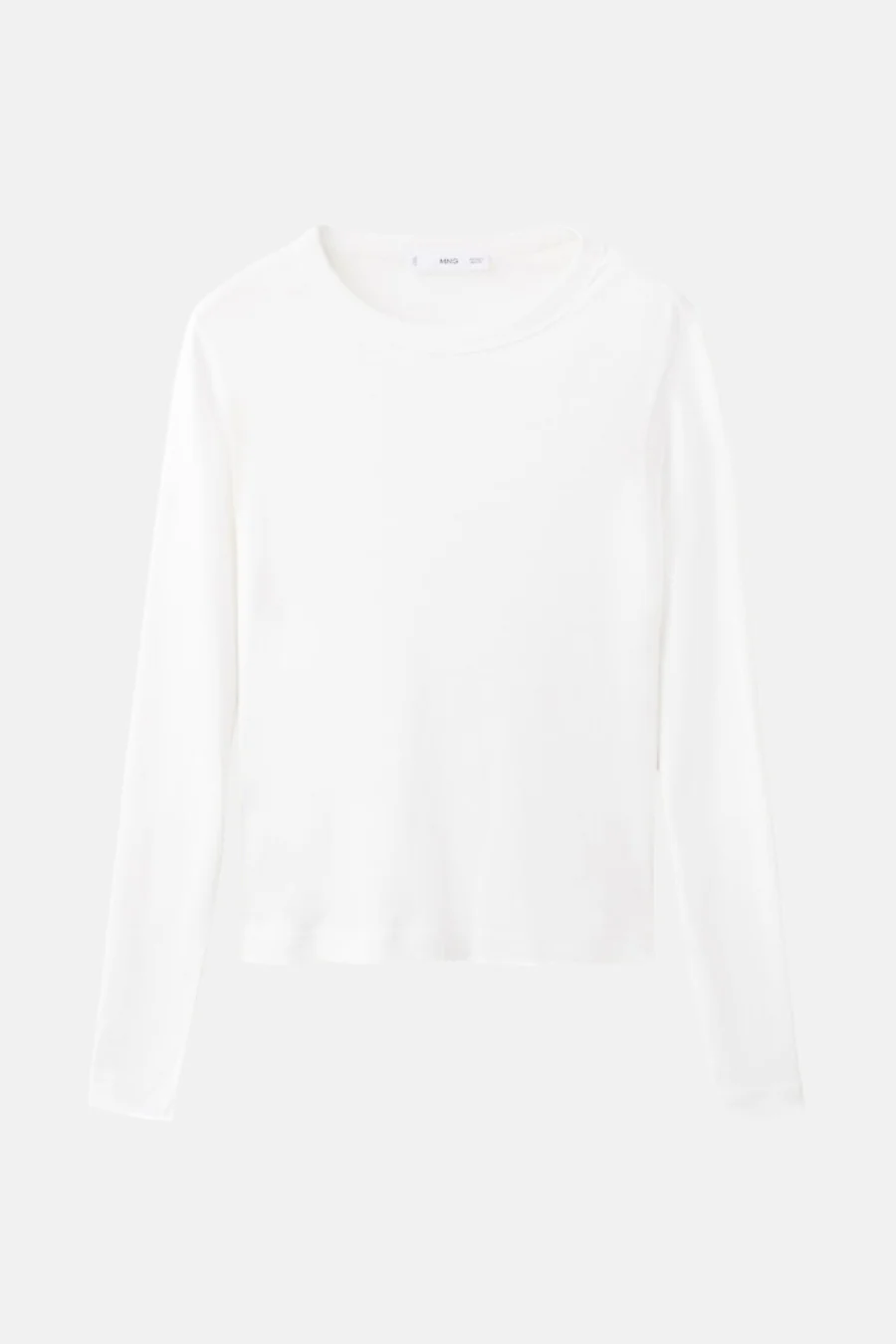 T-shirt met lange mouwen - wit