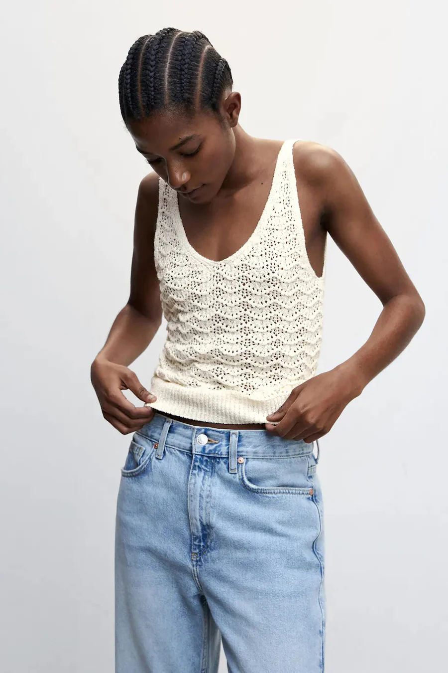 Tanktop - beige