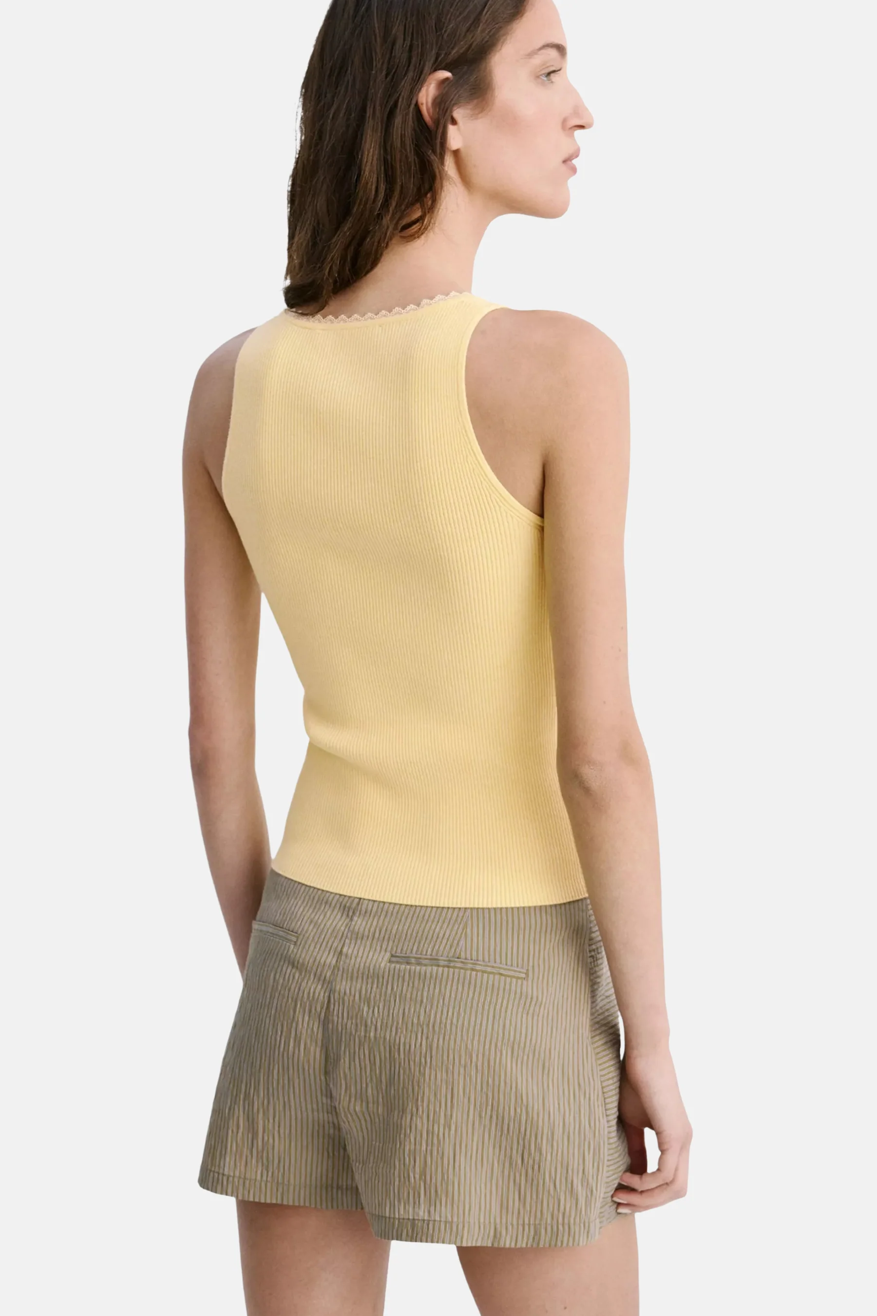 Gilet zonder mouwen - geel - Image 3