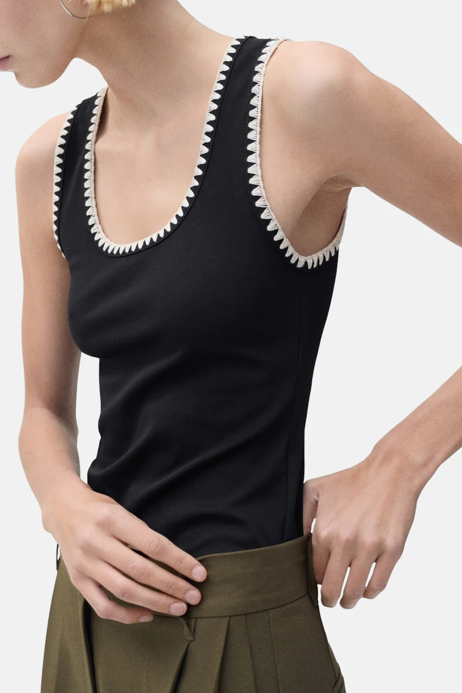 Singlet - zwart - Image 4