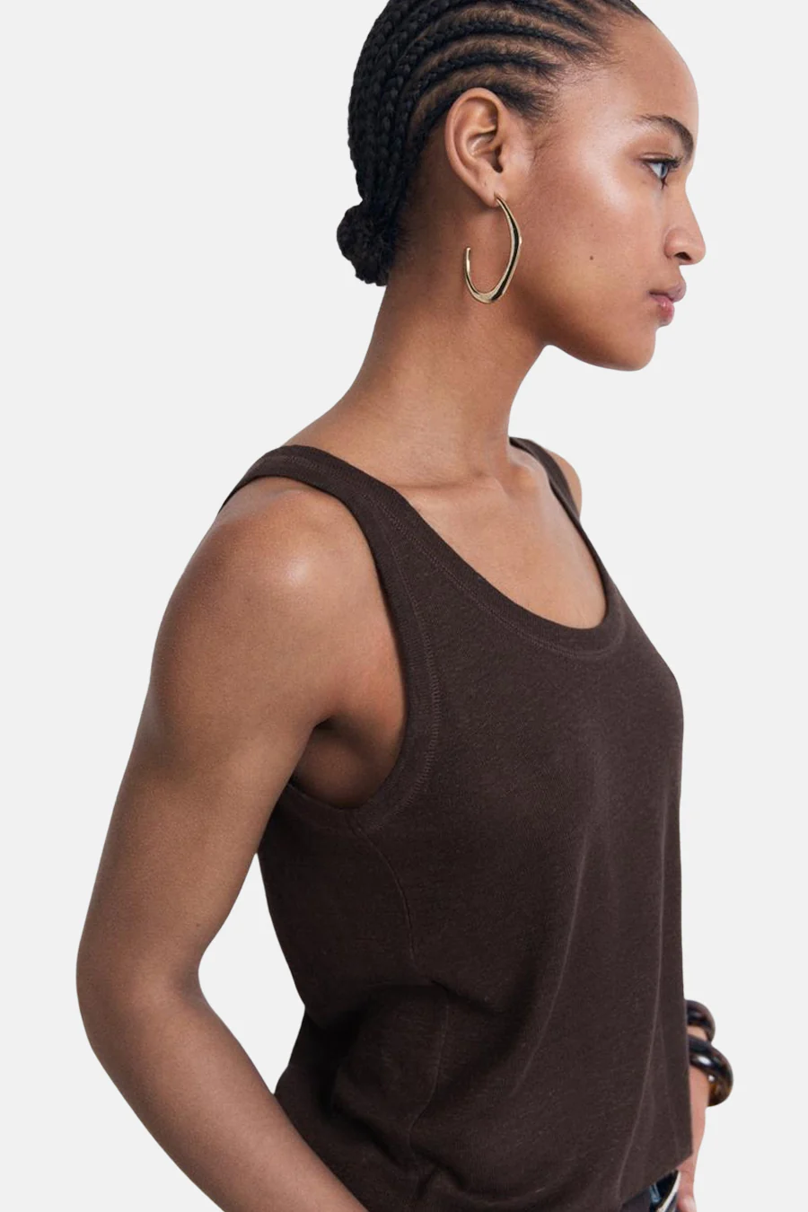 Singlet - bruin - Image 5