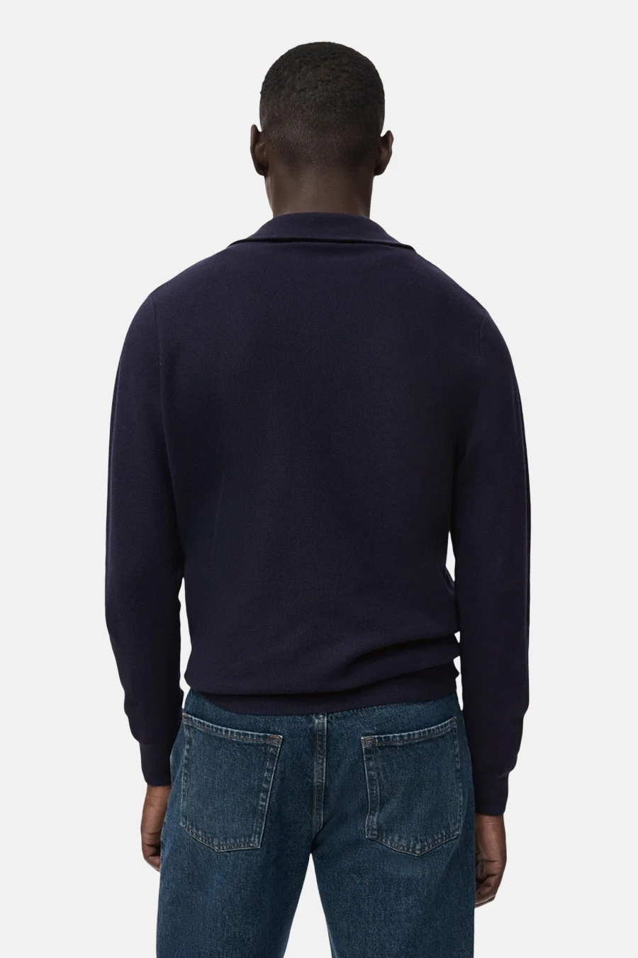 Pull met rolkraag - blauw - Image 3