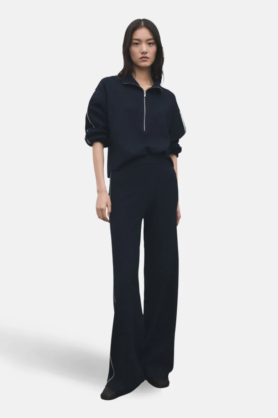 Pull met rolkraag - blauw - Image 2
