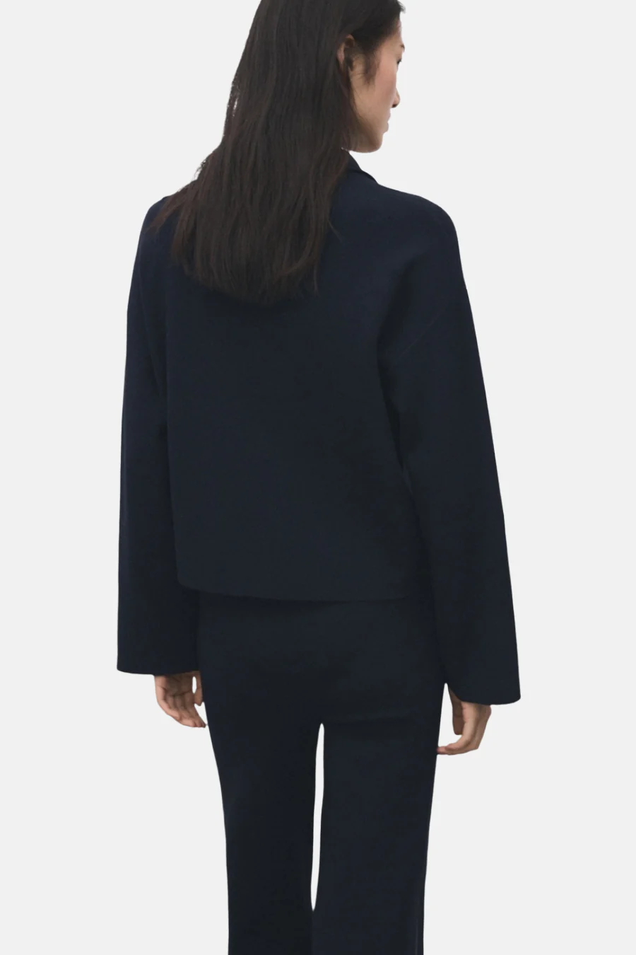 Pull met rolkraag - blauw - Image 3