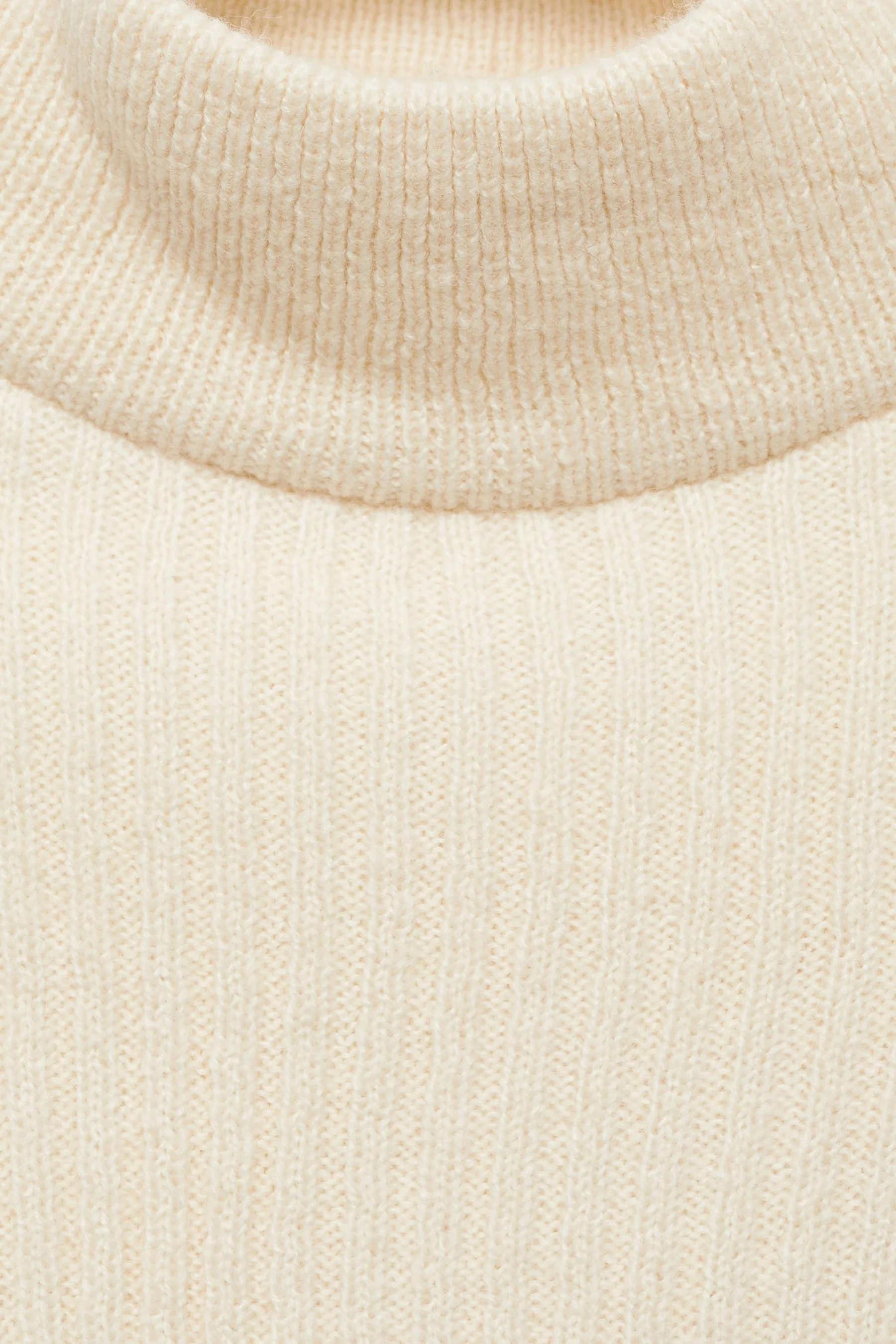 Pull met rolkraag - wit - Image 5