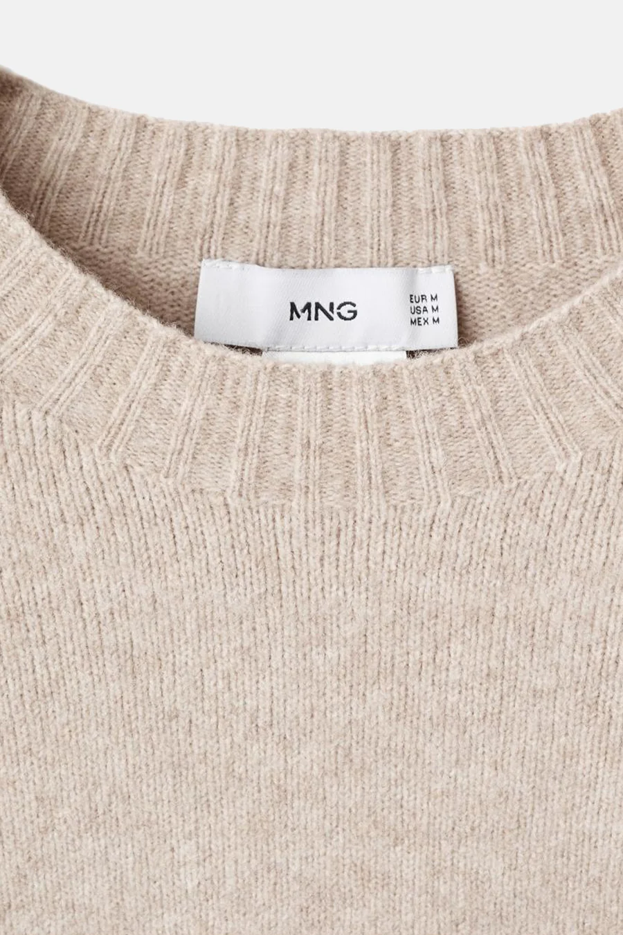 Pull met ronde hals - beige - Image 5