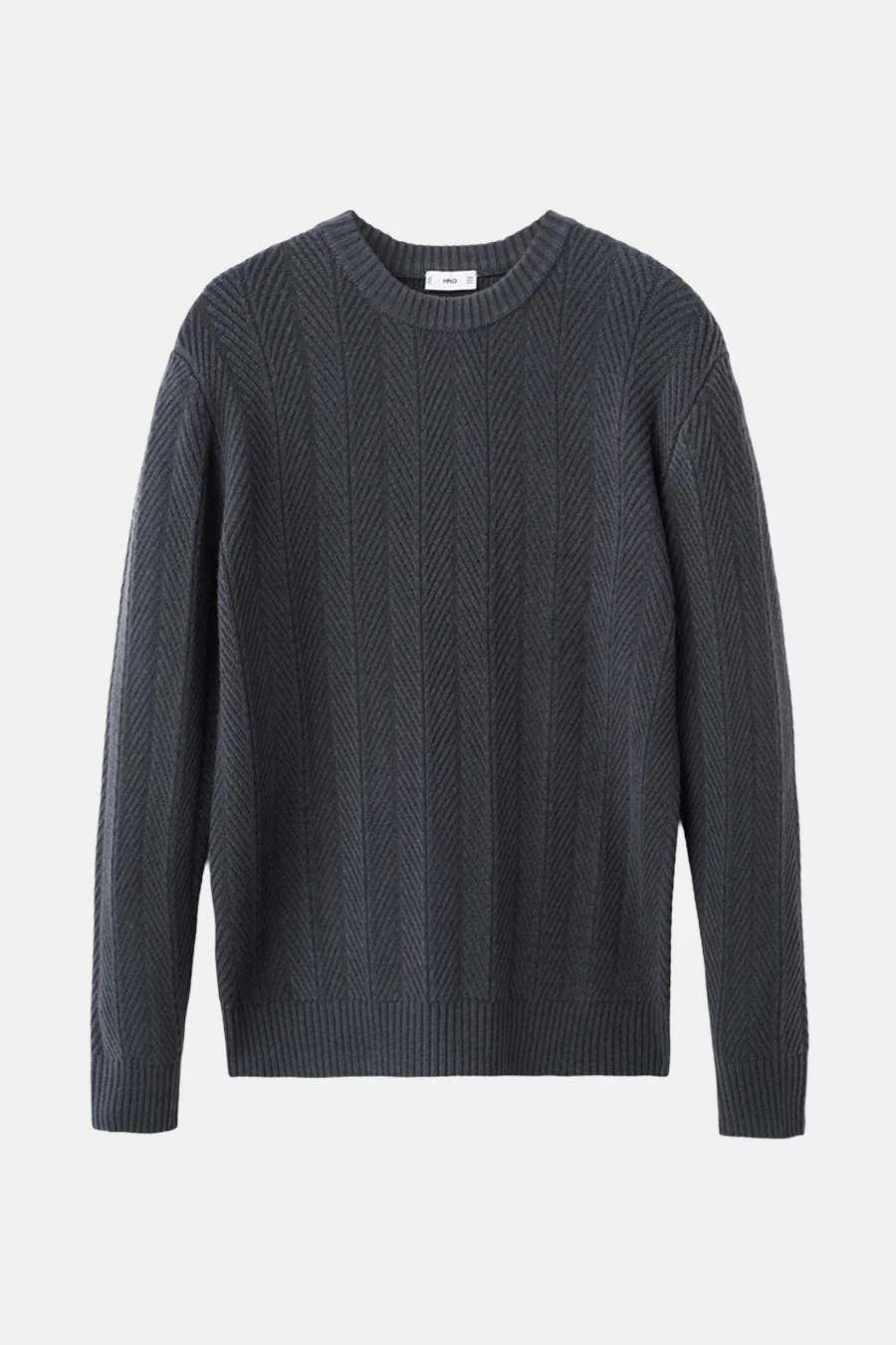 Pull met ronde hals - Grijs - Image 5