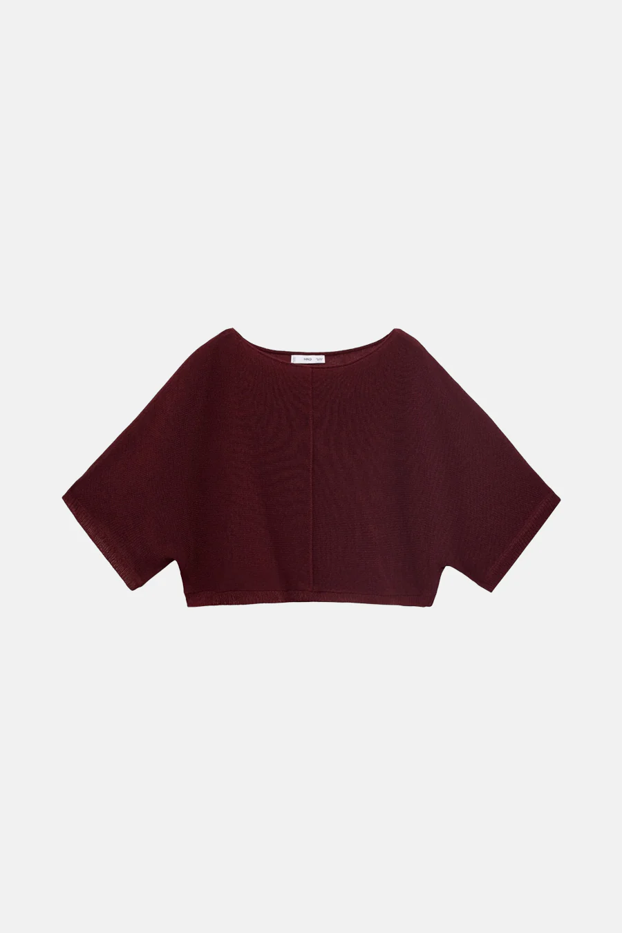 Pull met ronde hals - bordeaux - Image 4