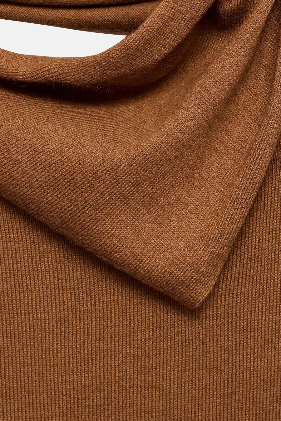Pull met ronde hals - bruin - Image 5