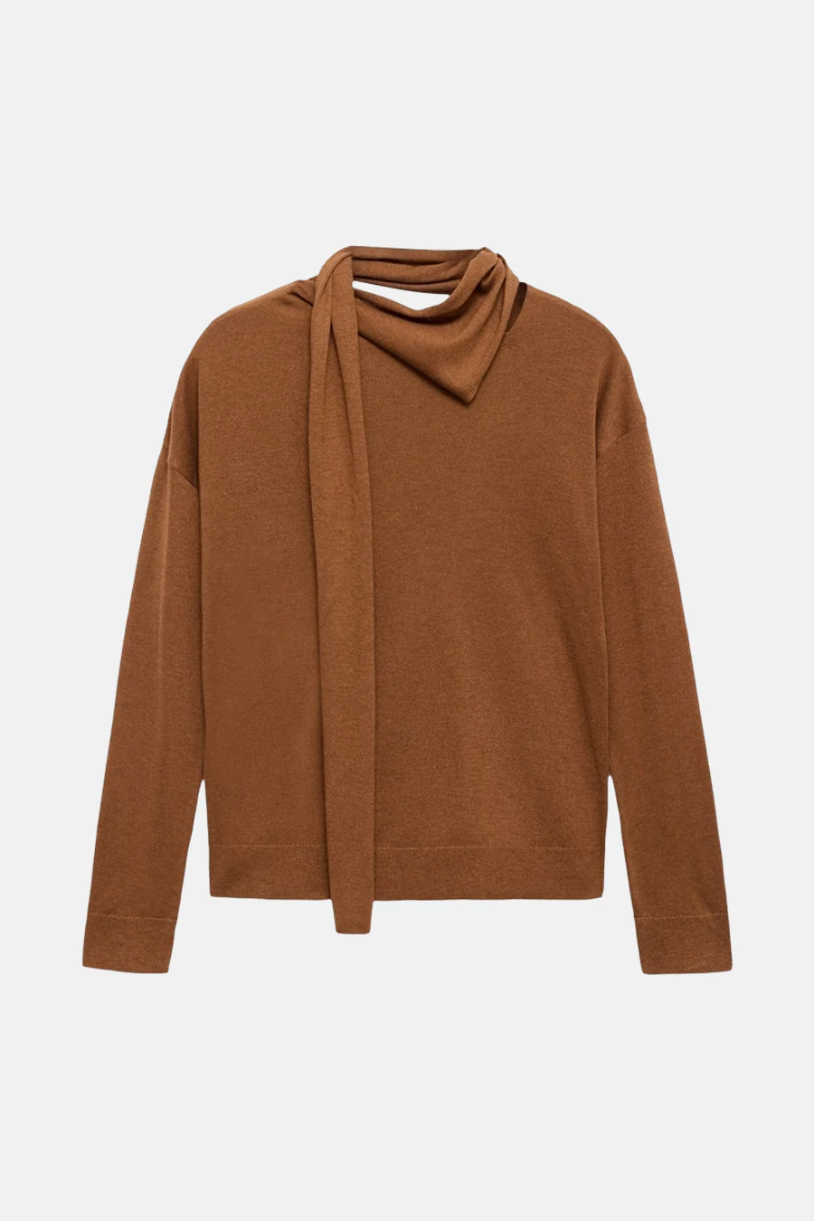 Pull met ronde hals - bruin - Image 6