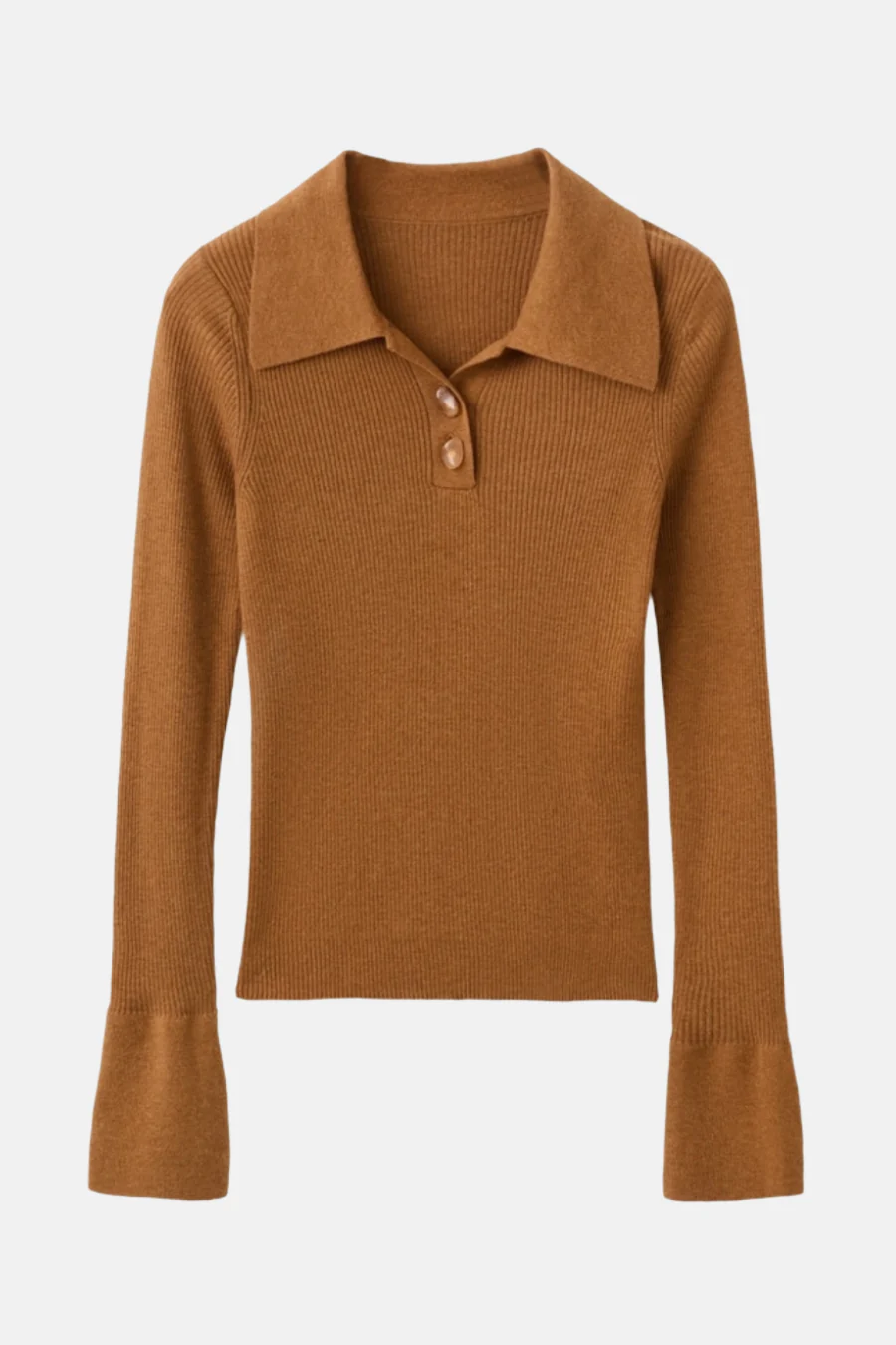 Pull met ronde hals - bruin - Image 5