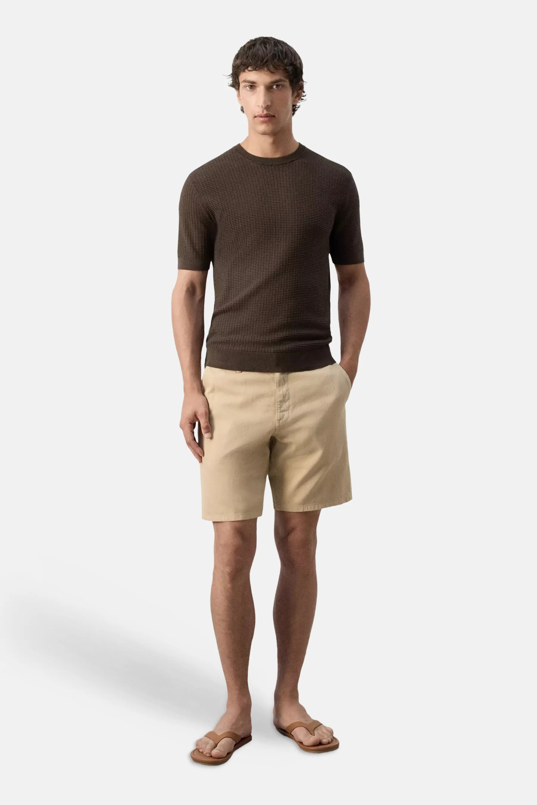 Pull O-hals - bruin - Image 2