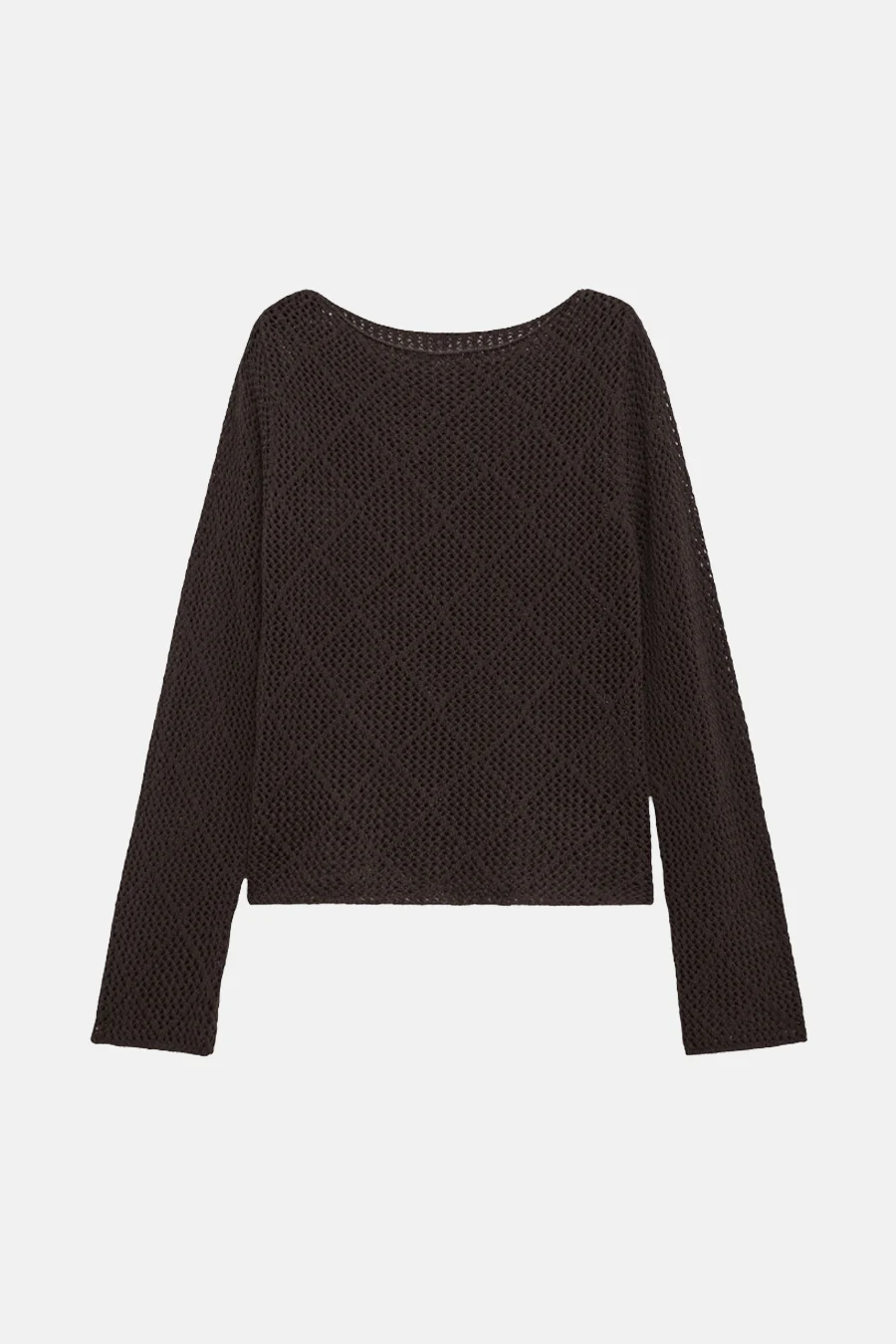 Pull met ronde hals - bruin - Image 6