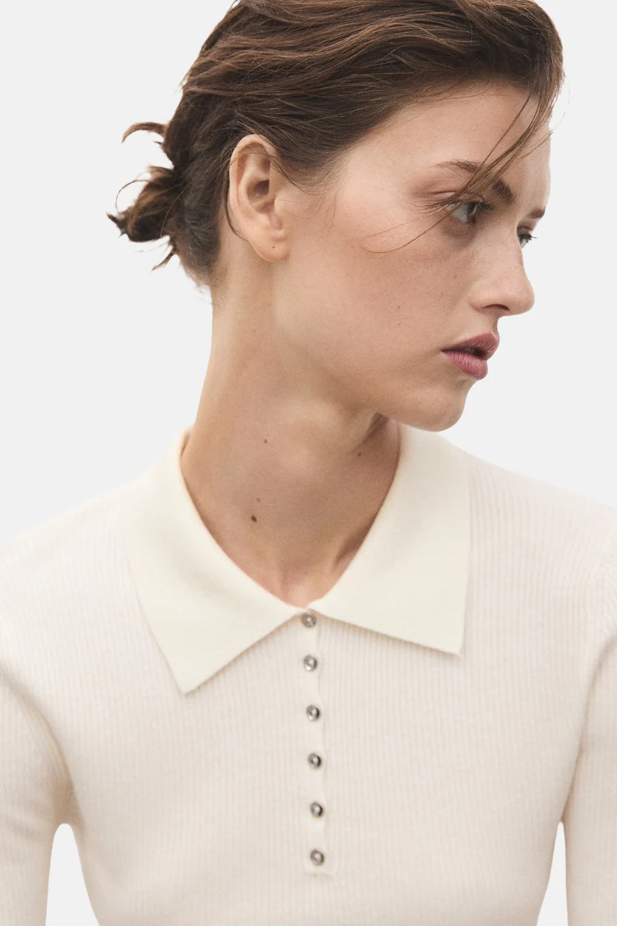 Pull met ronde hals - beige - Image 4