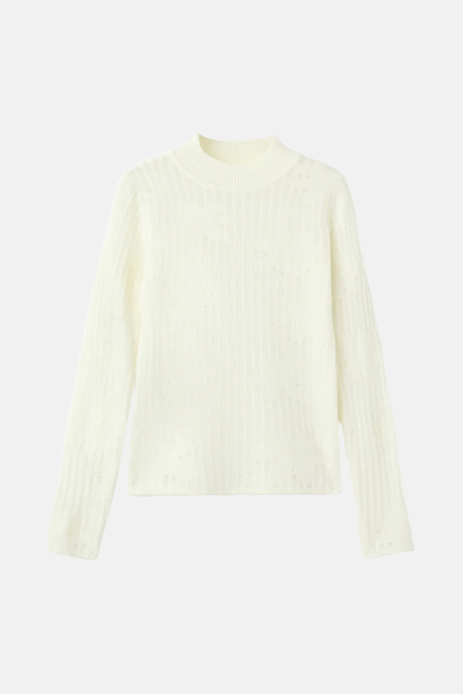 Pull met ronde hals - beige - Image 5