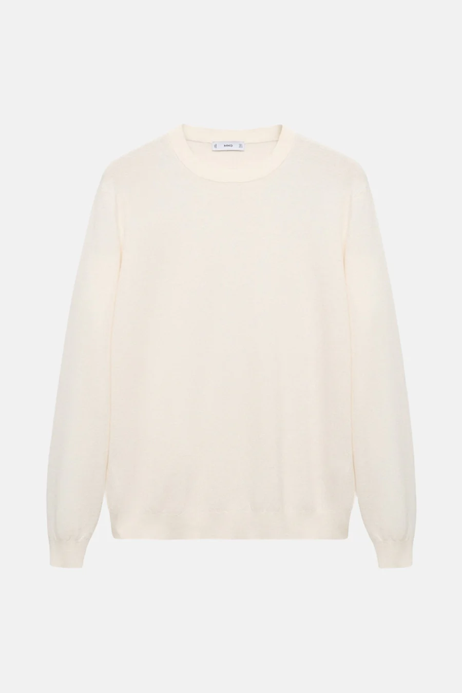 Pull met ronde hals - ecru - Image 5