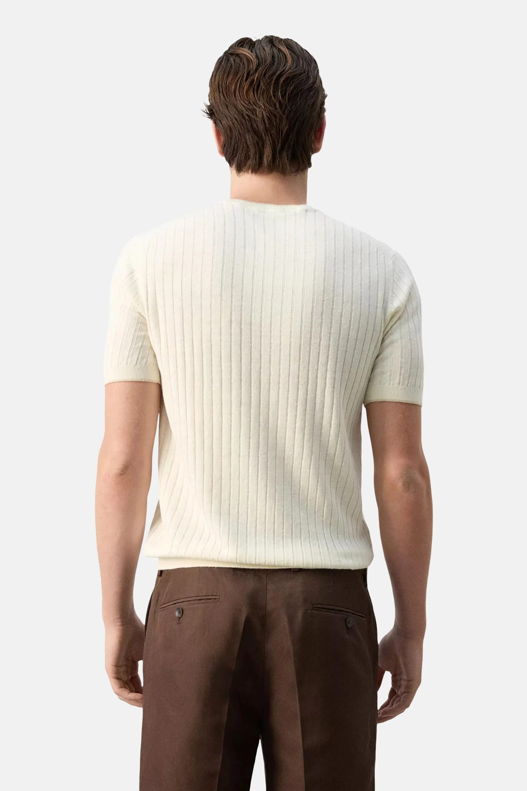 Pull O-hals - ecru - Image 3
