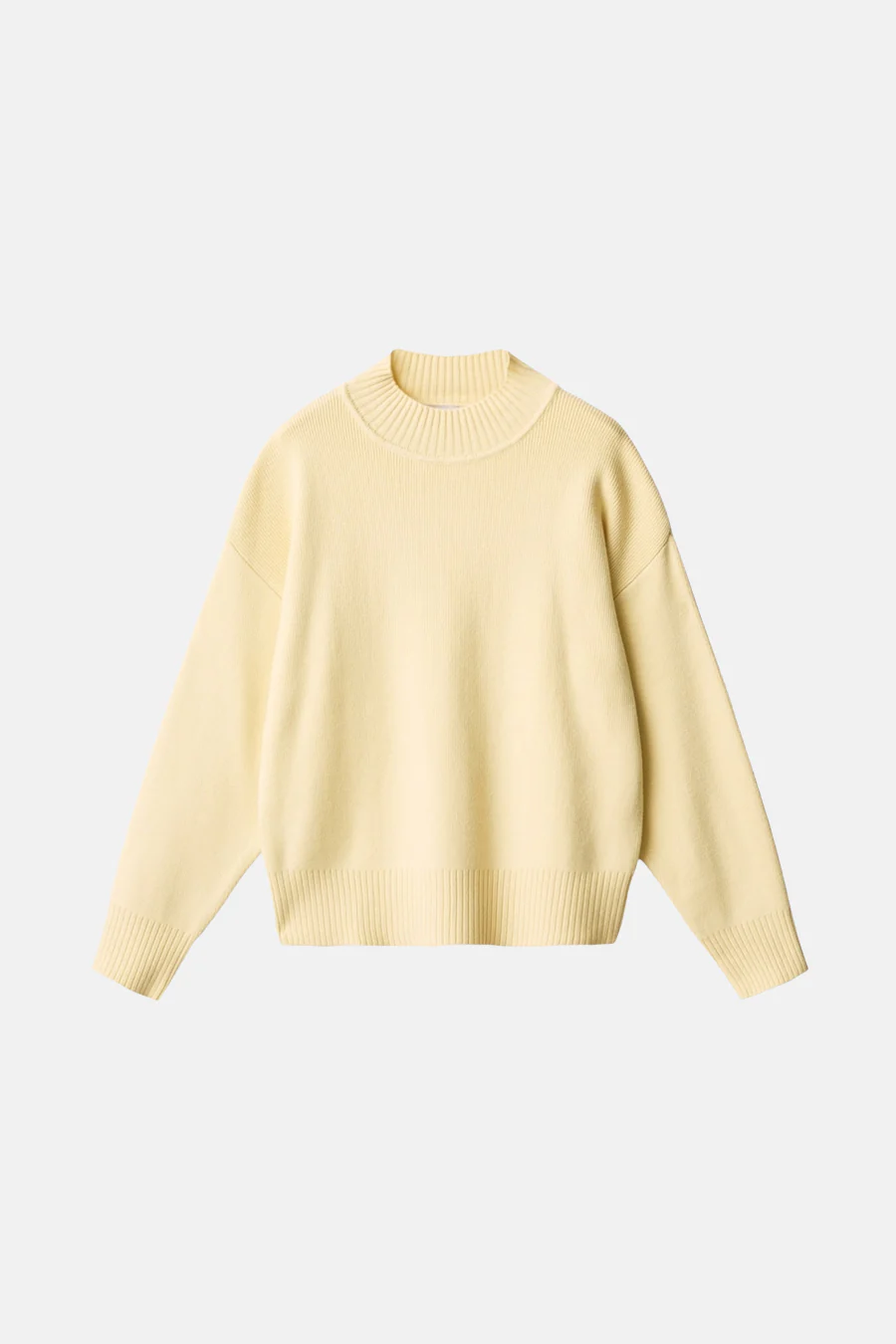 Pull met ronde hals - geel - Image 6