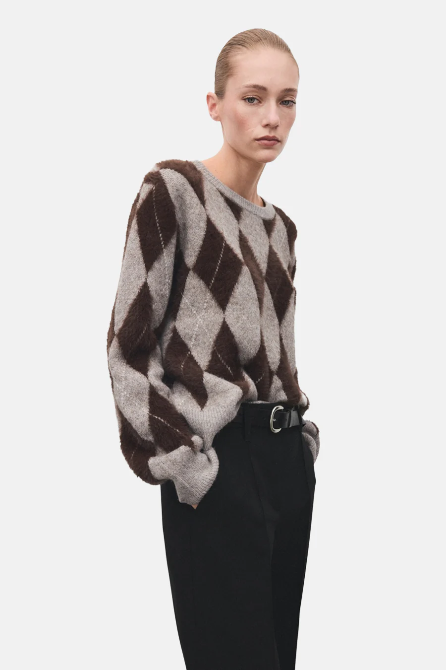 Pull met ronde hals - Multicolor