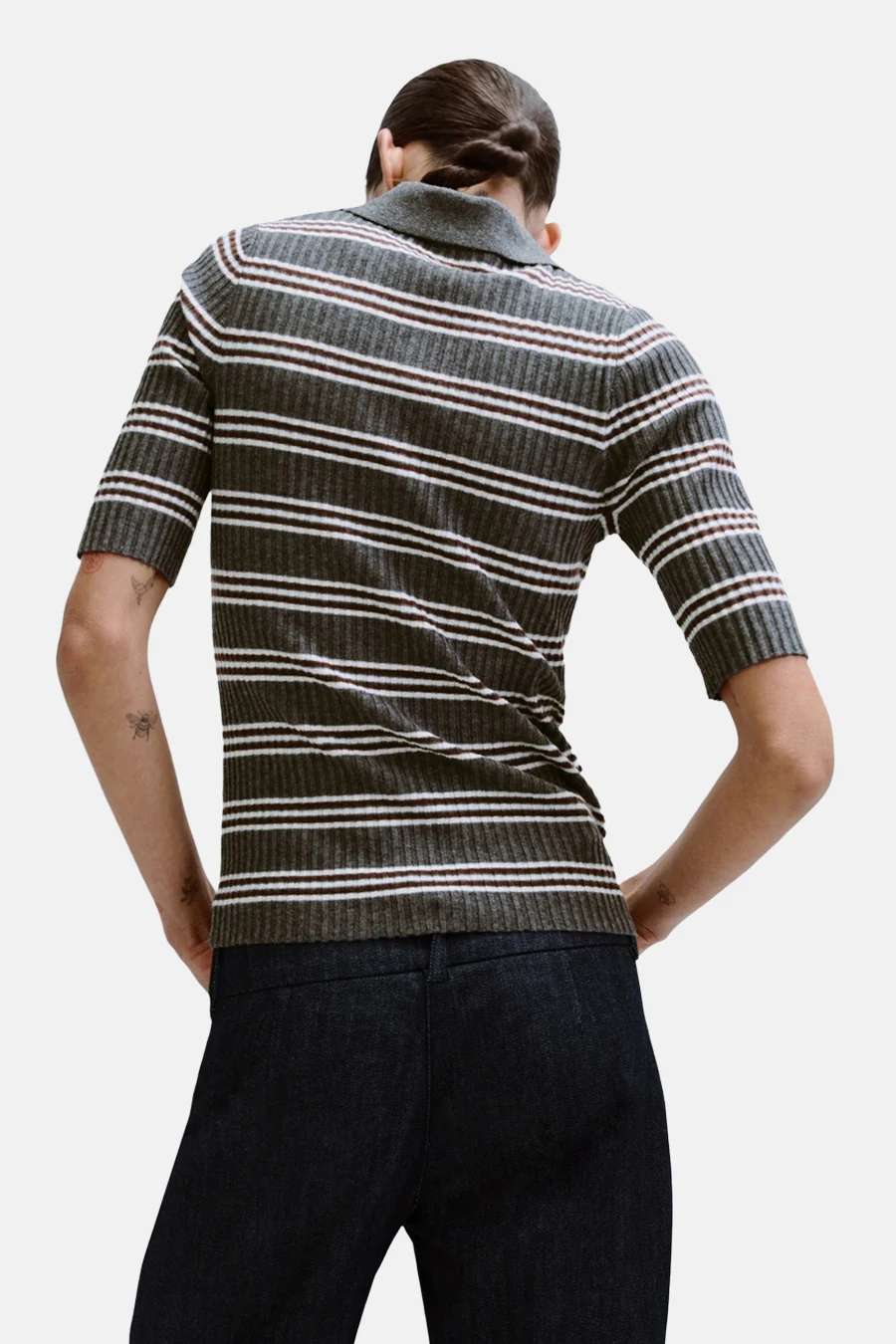 Pull met ronde hals - Grijs - Image 3