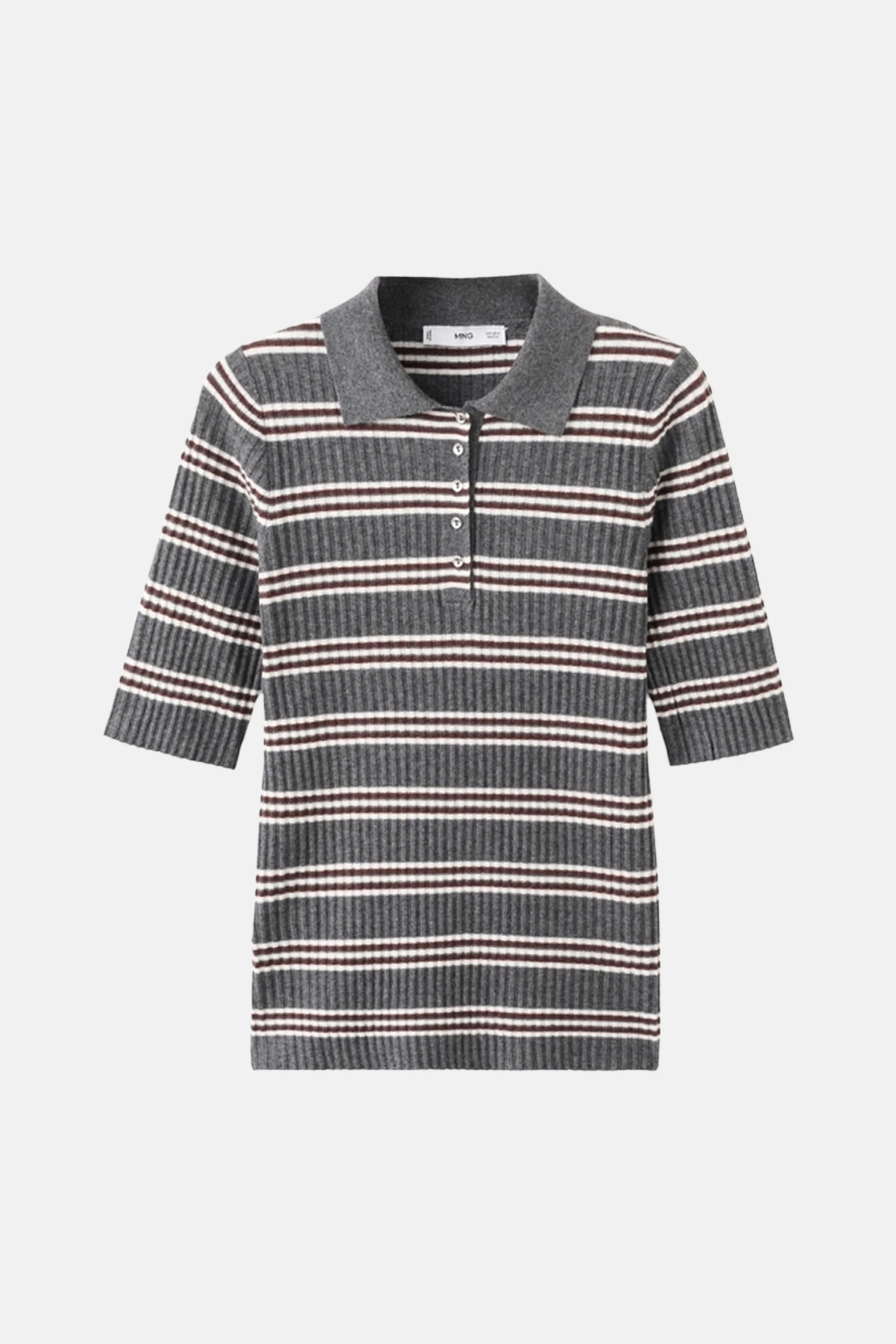 Pull met ronde hals - Grijs - Image 4