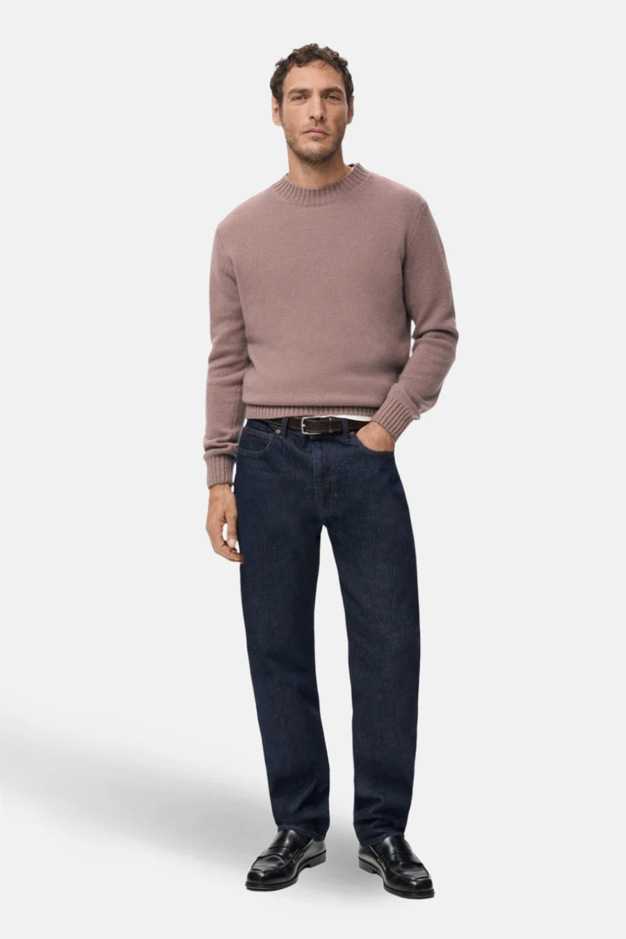 Pull met ronde hals - roze - Image 2