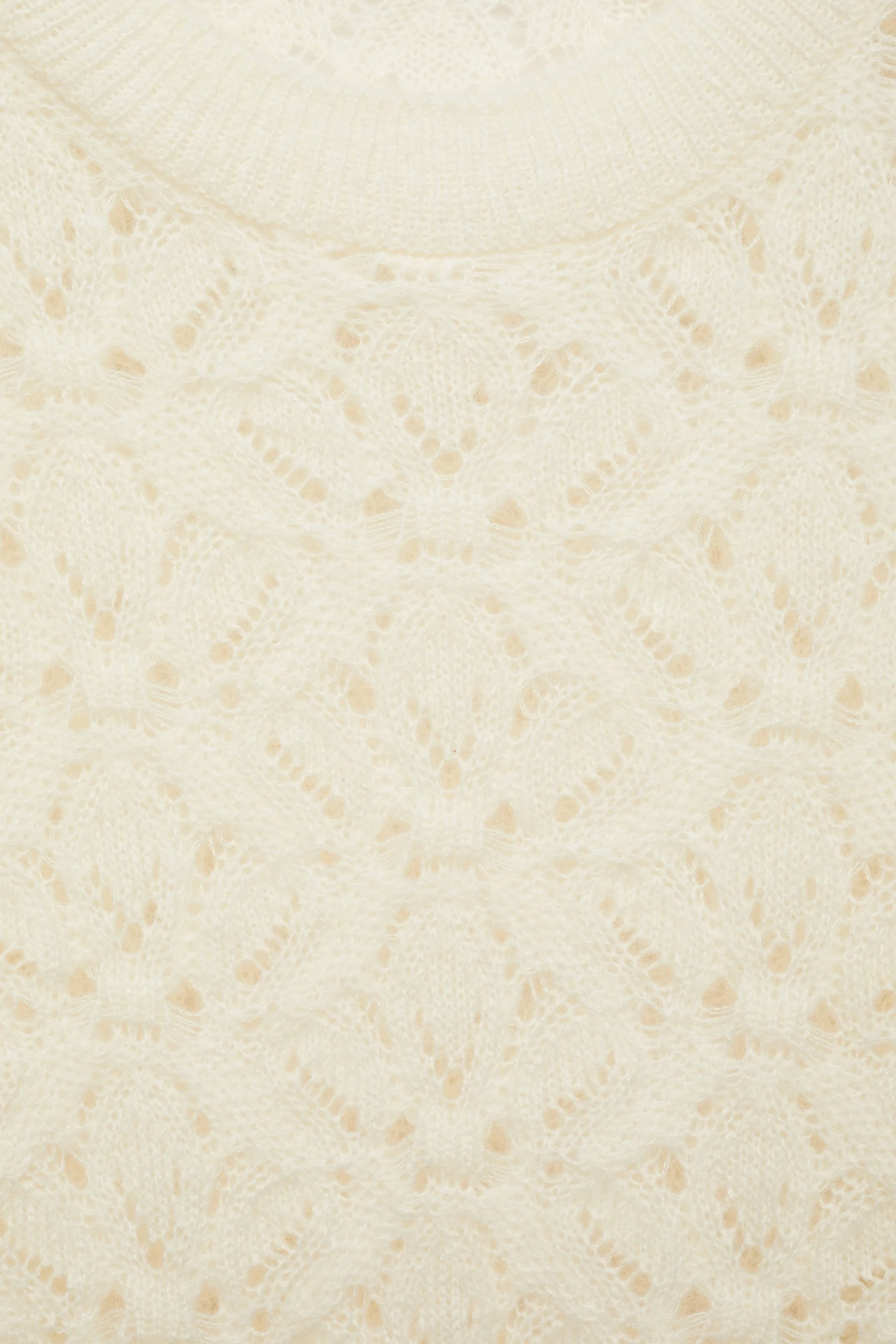 Pull met ronde hals - wit - Image 5