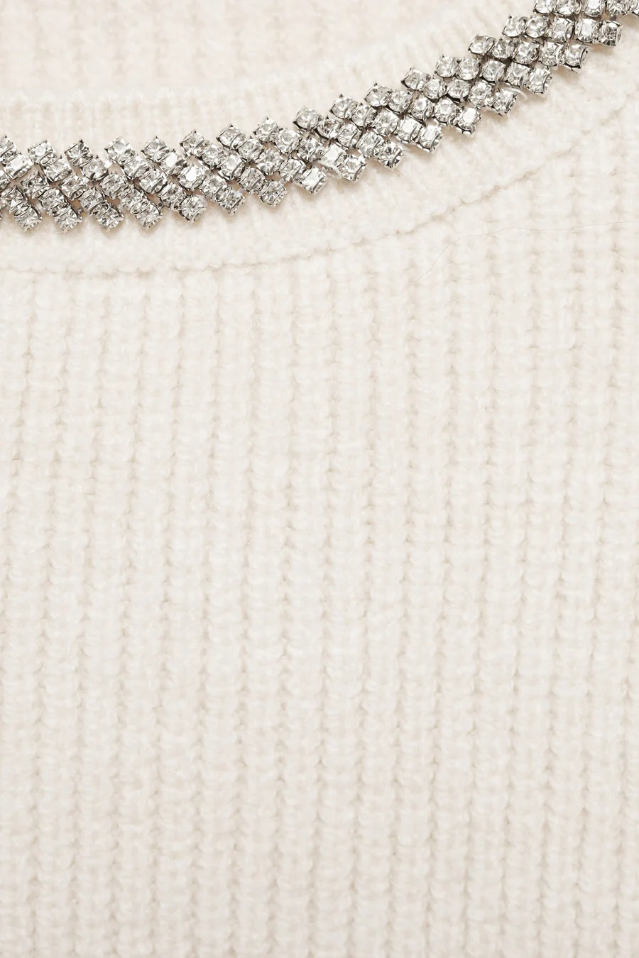 Pull met ronde hals - wit - Image 4