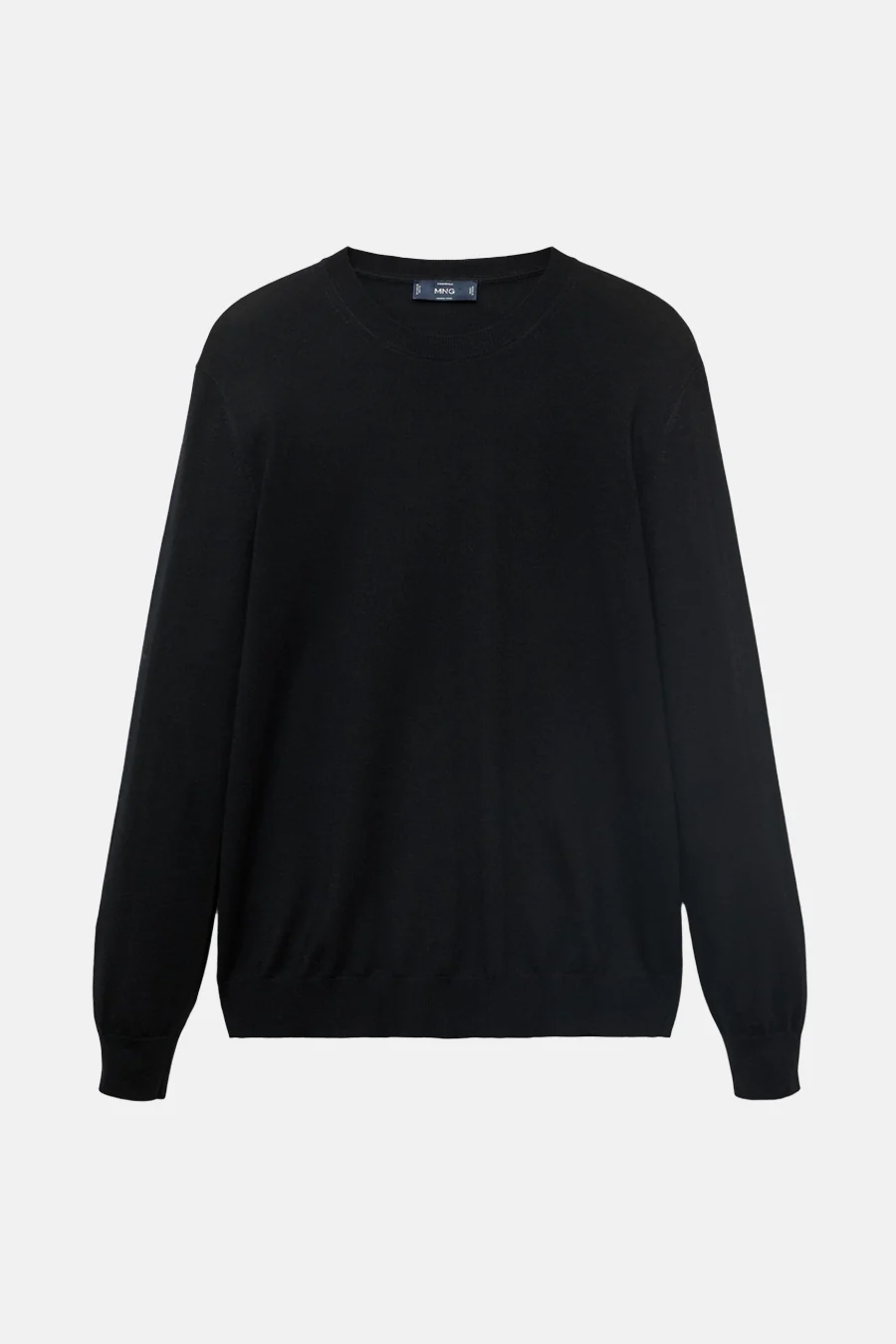 Pull met ronde hals - zwart - Image 5