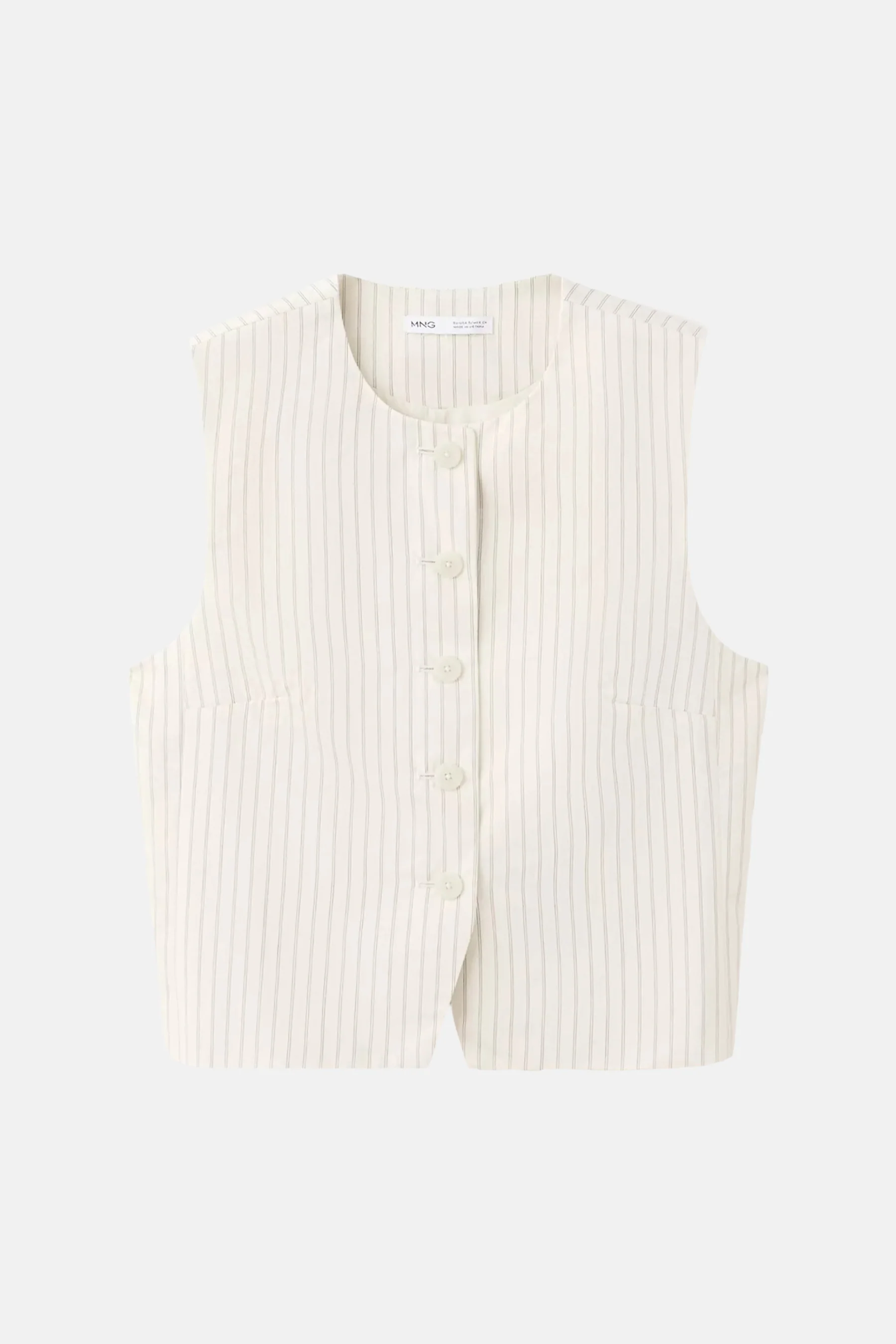 Dames tops waistcoat waistcoat - Geel - Image 4