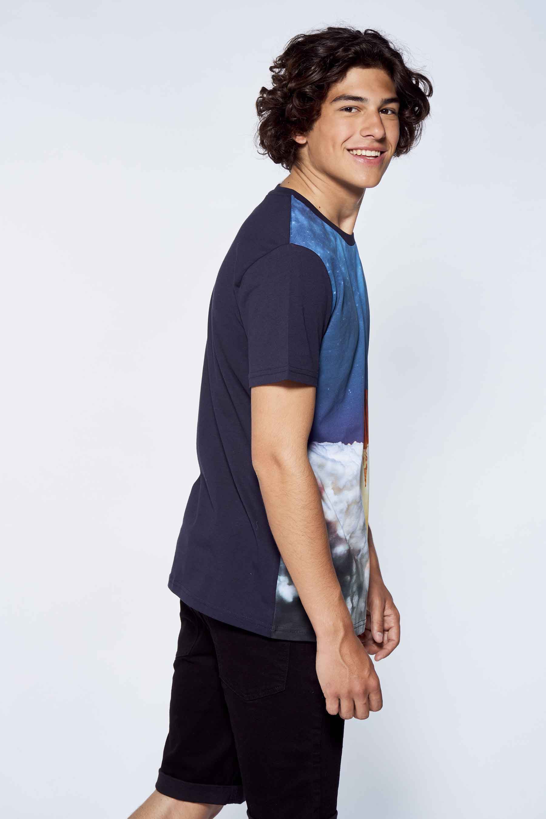 T-shirt - blauw - Image 3
