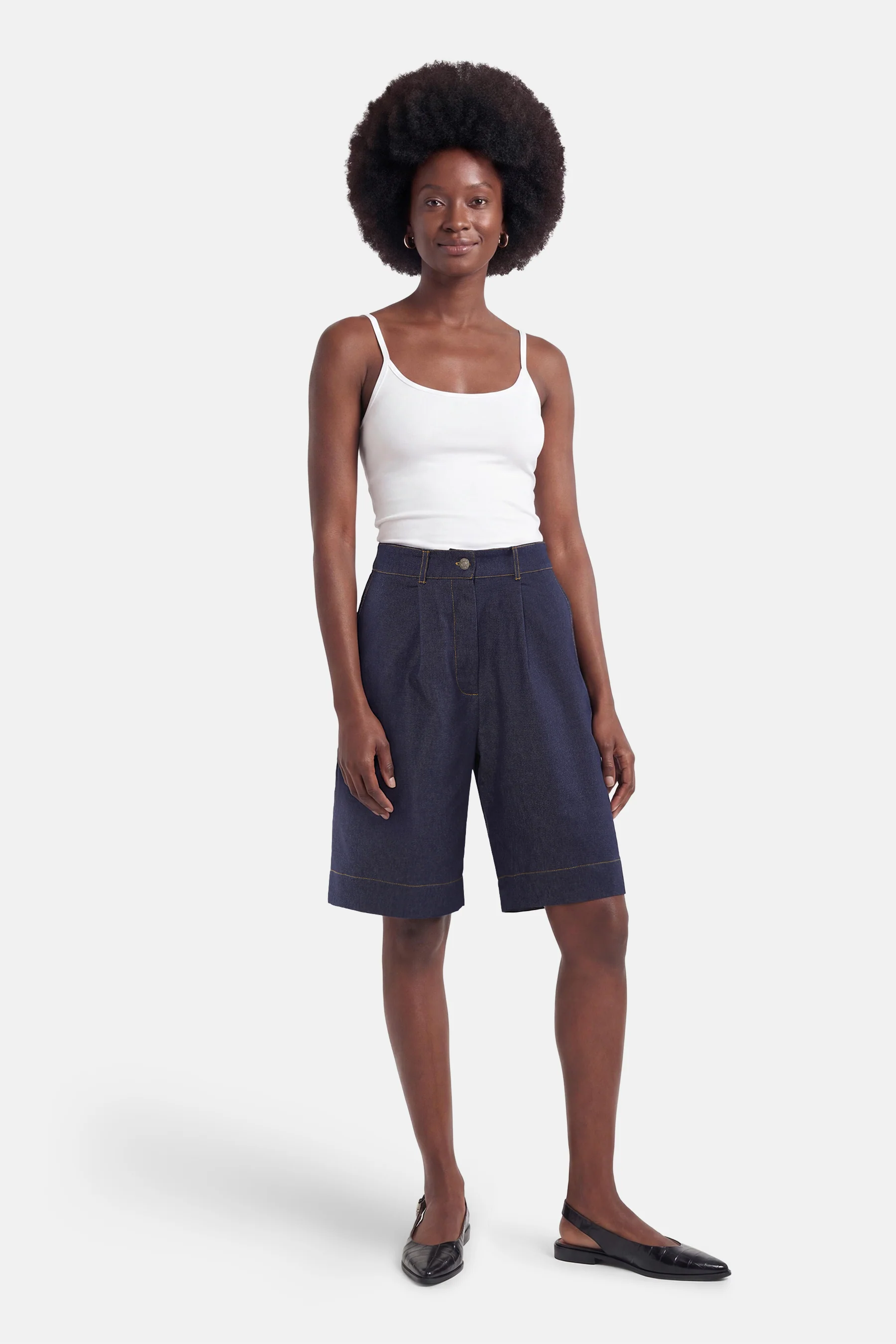 Bermuda - dark blue denim - Image 2