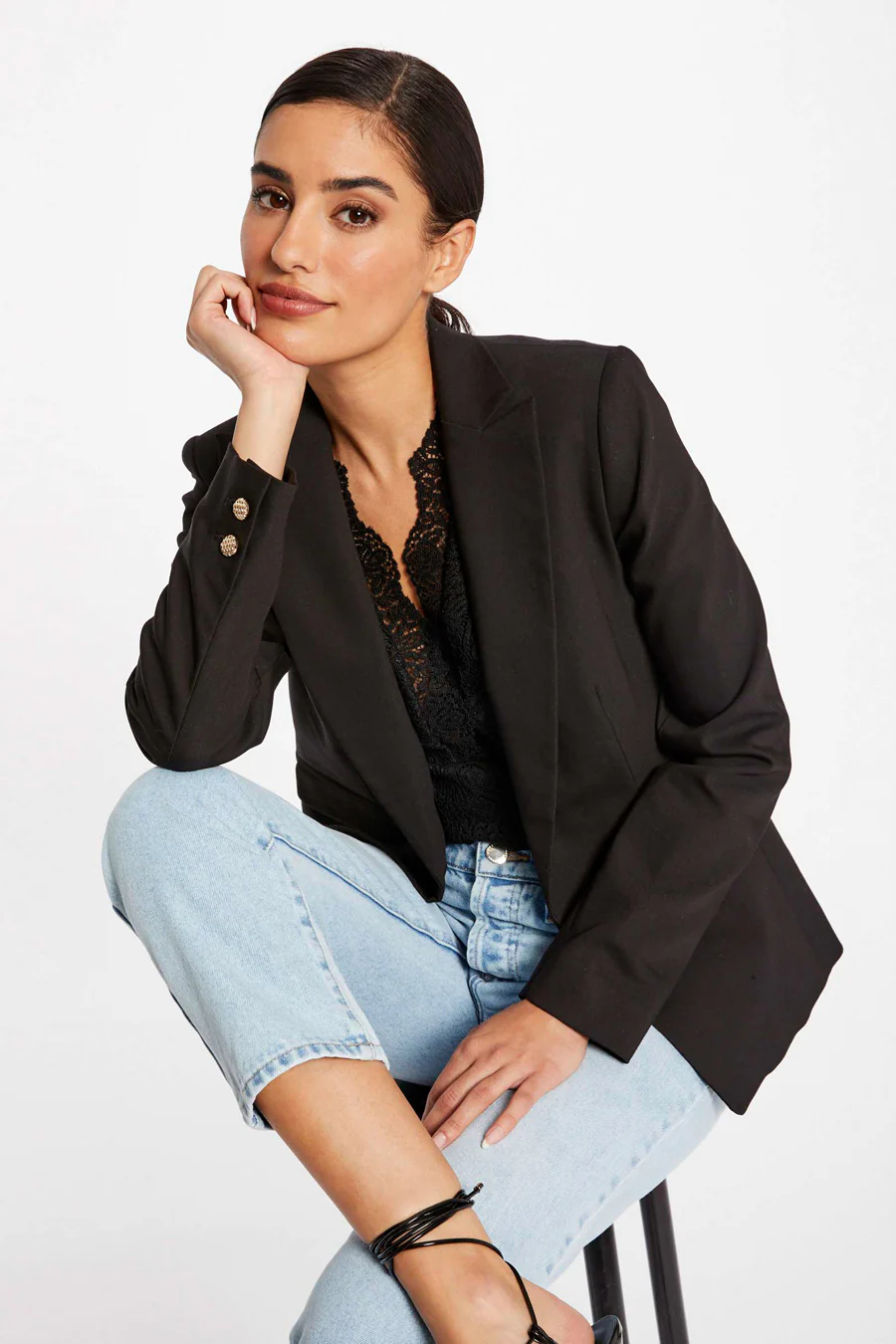 Blazer - zwart