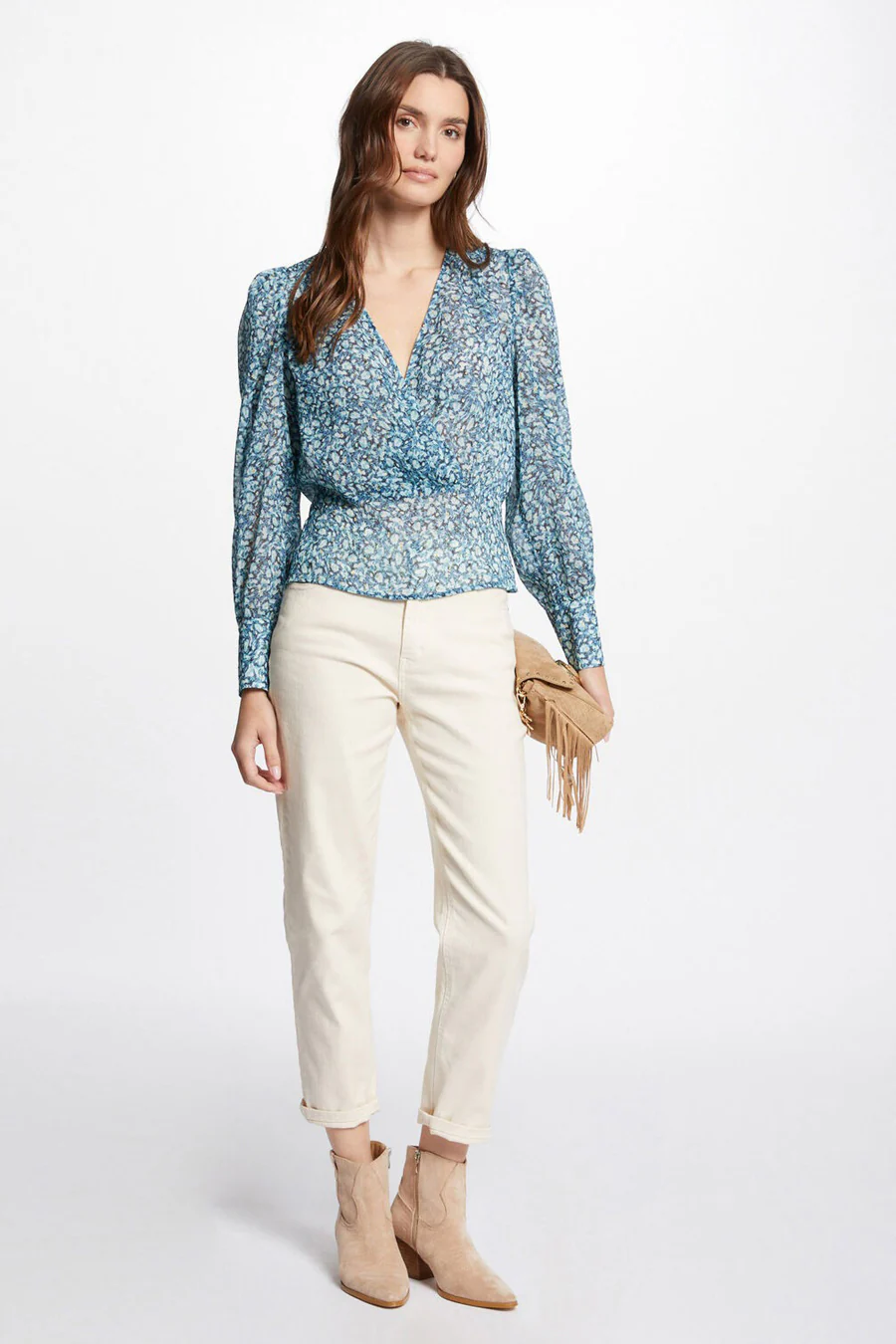 Blouse - blauw - Image 2