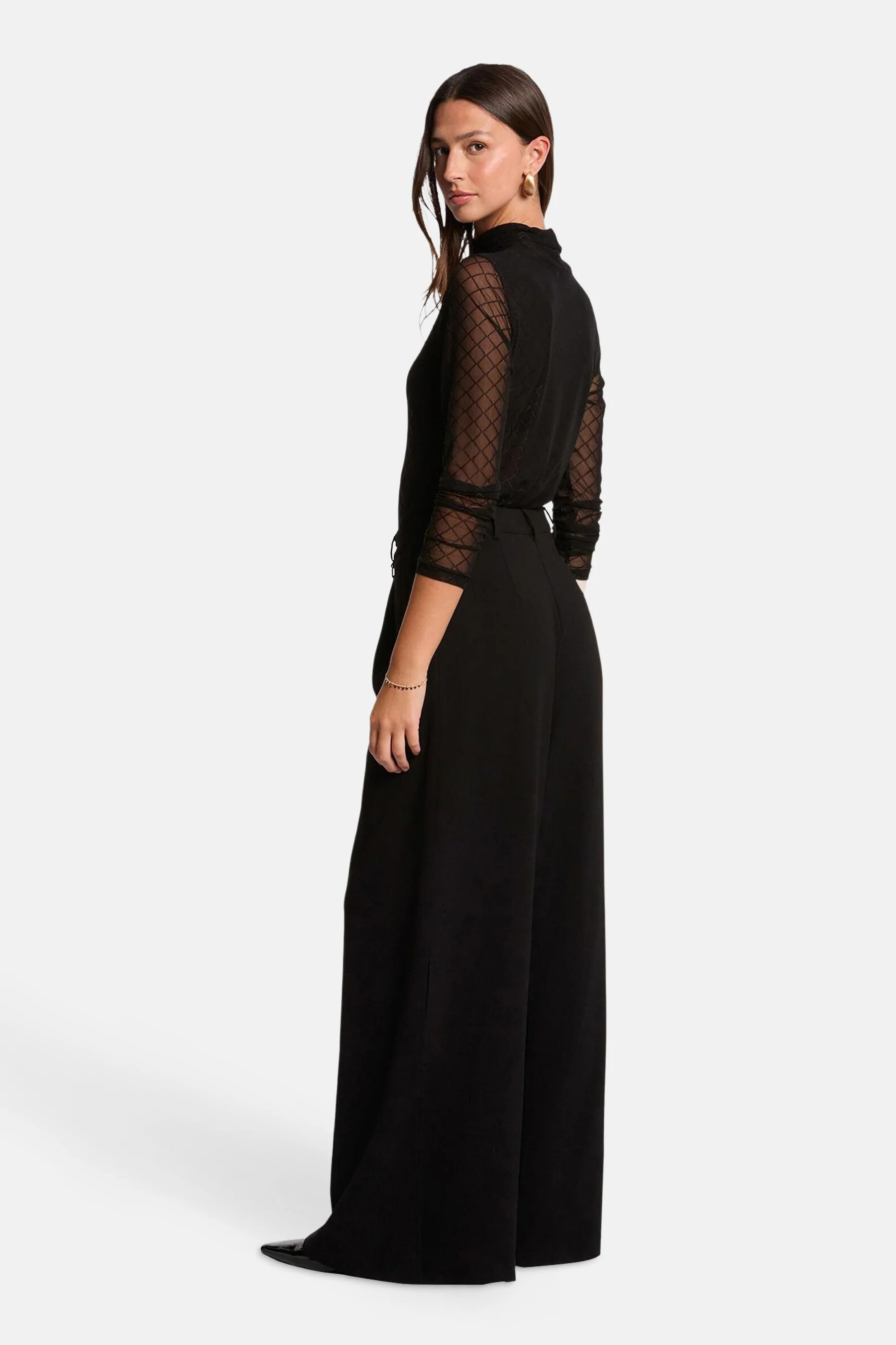 Blouse met lange mouwen - zwart - Image 3