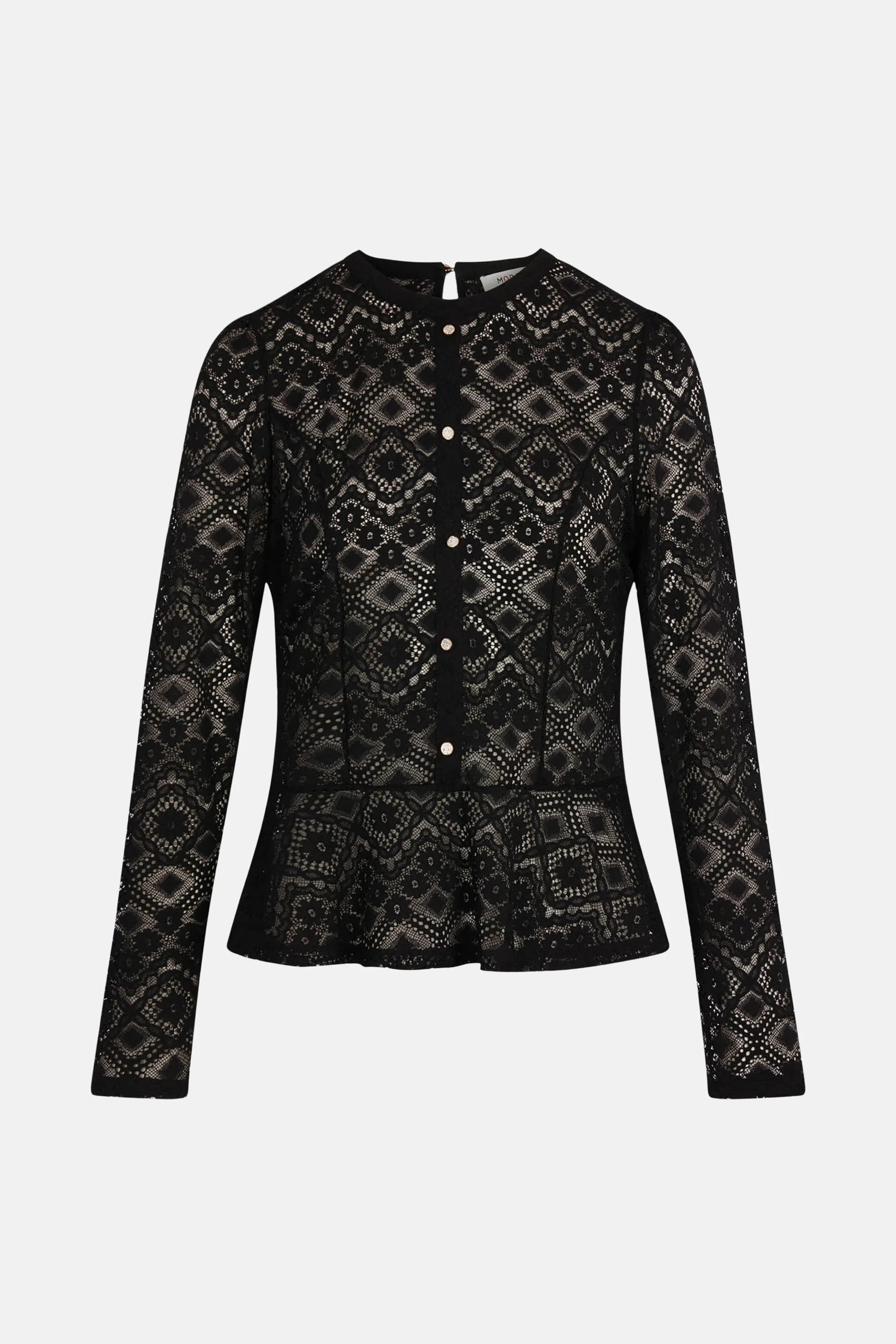 Blouse met lange mouwen - zwart - Image 5