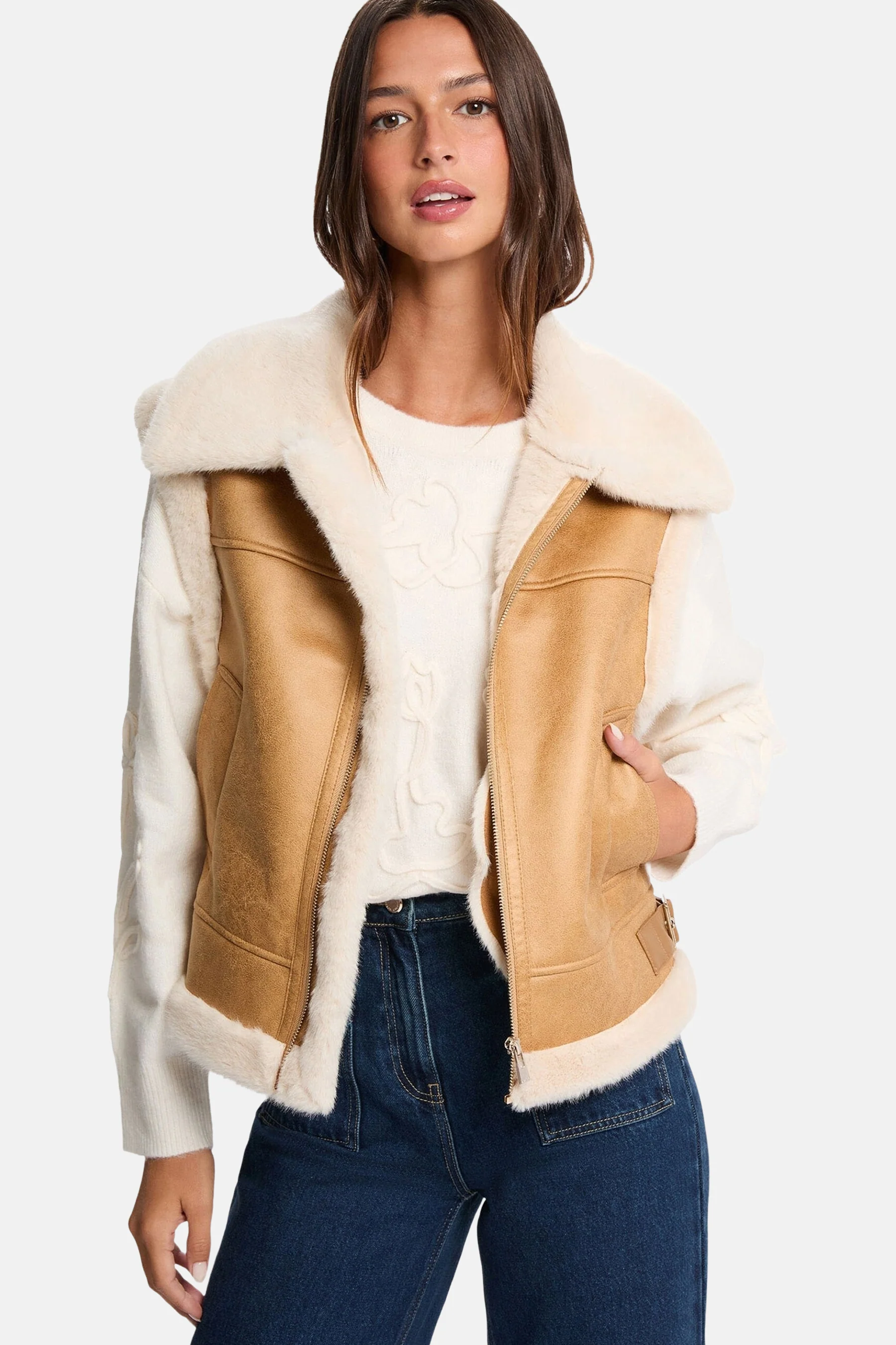 Bodywarmer - cognac