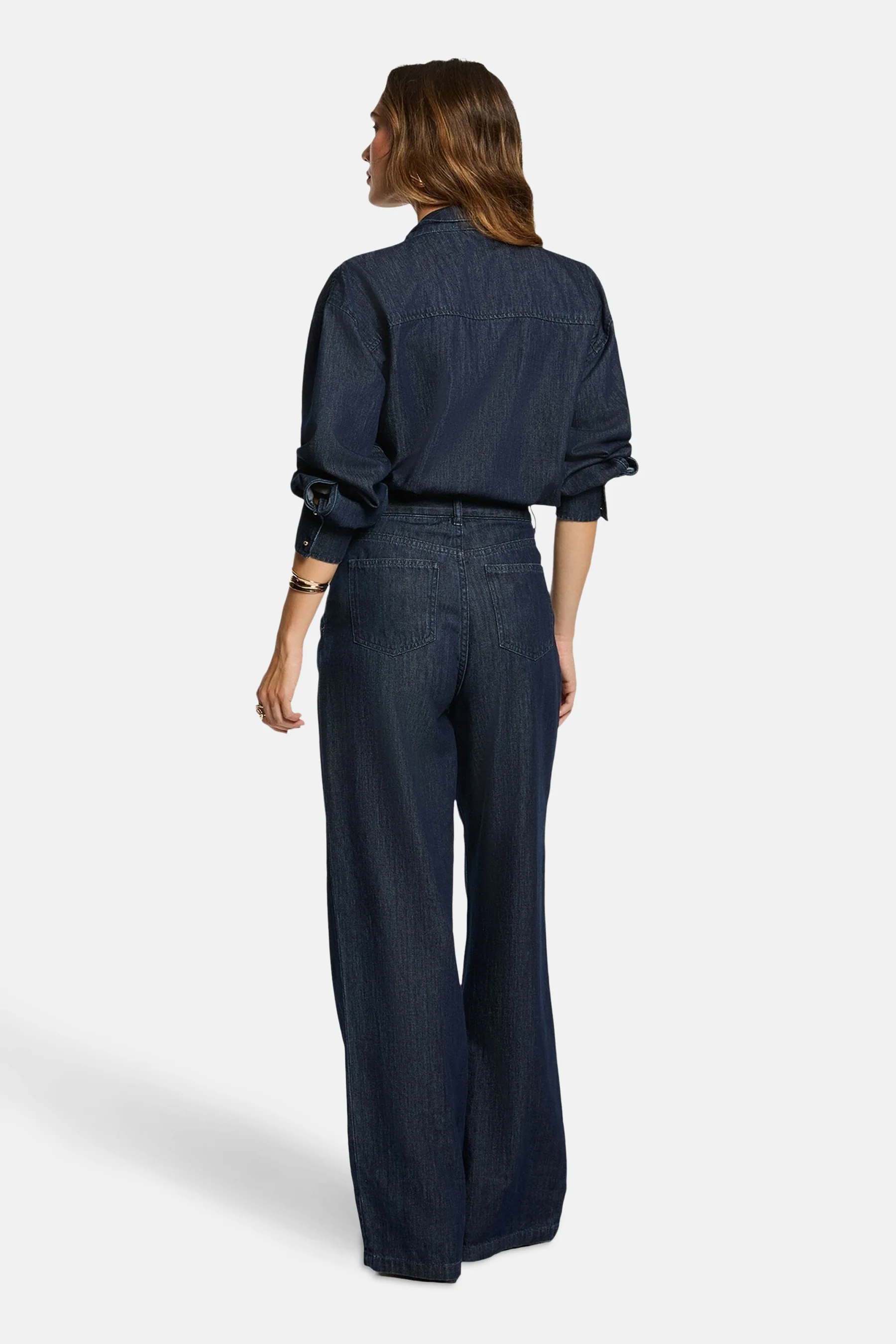 Hemd met lange mouwen - Dark blue denim - Image 3