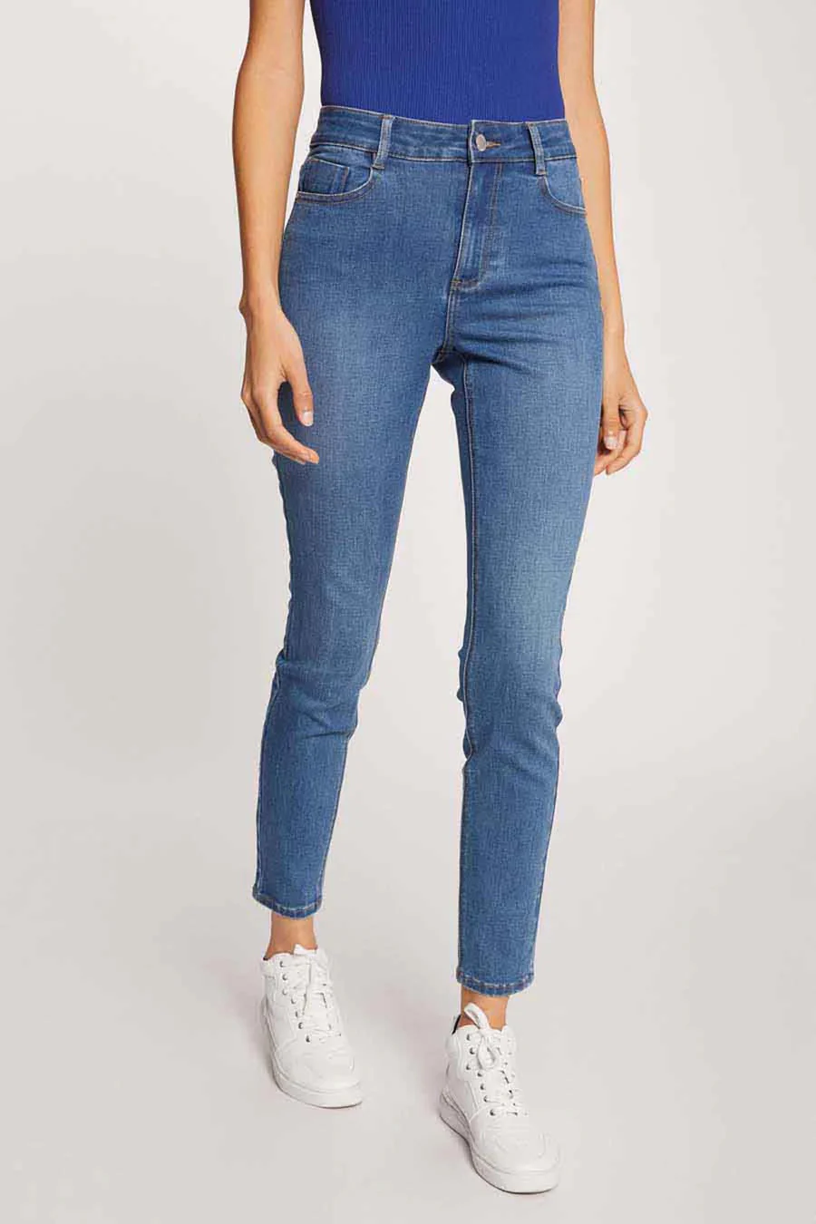 Skinny jeans - light blue denim