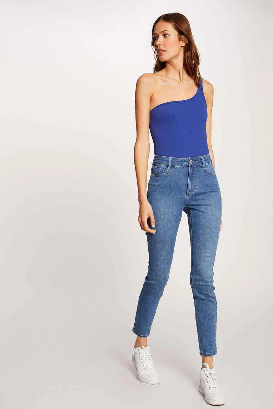 Skinny jeans - light blue denim - Image 2