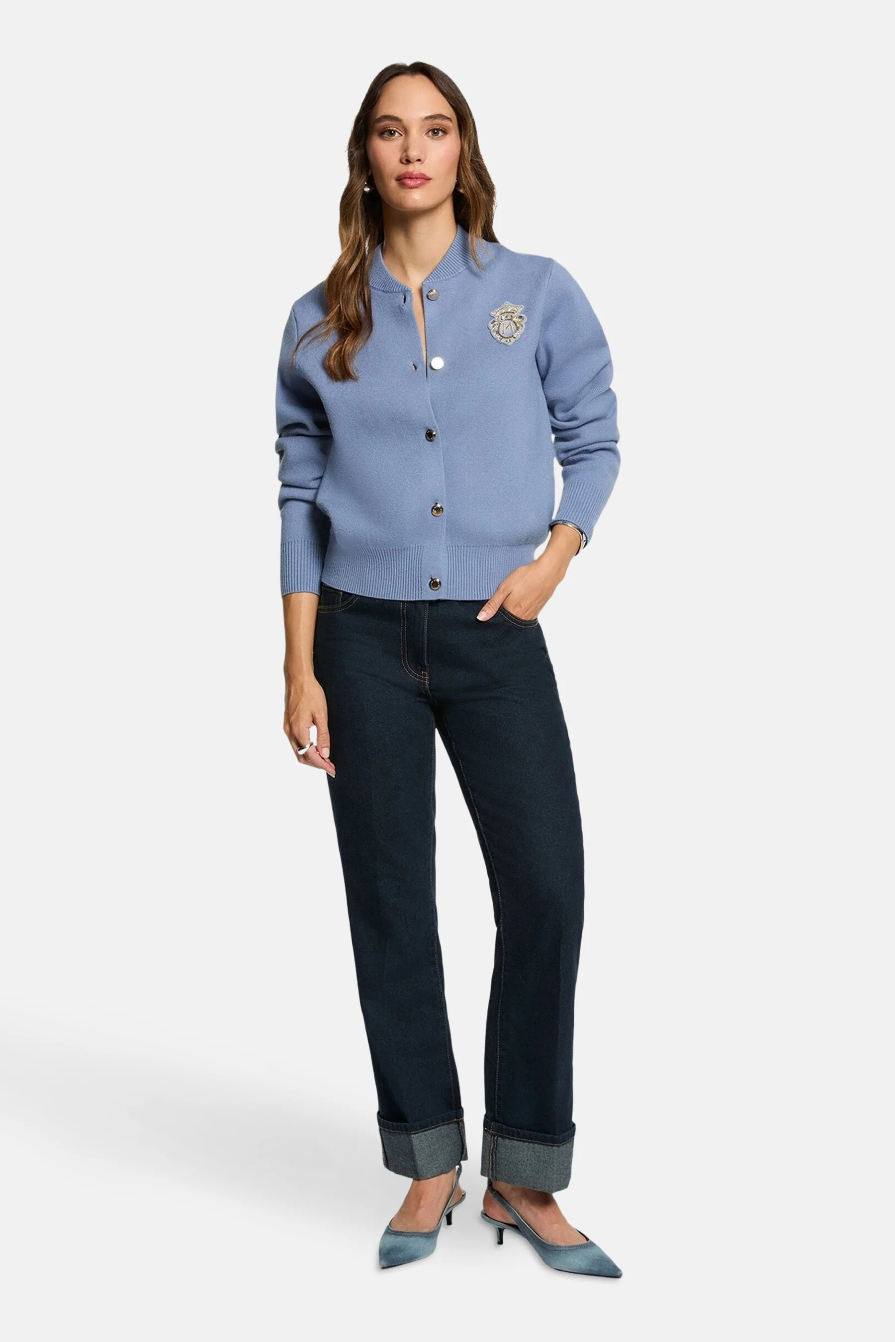 252PREVER - dark blue denim - Image 2