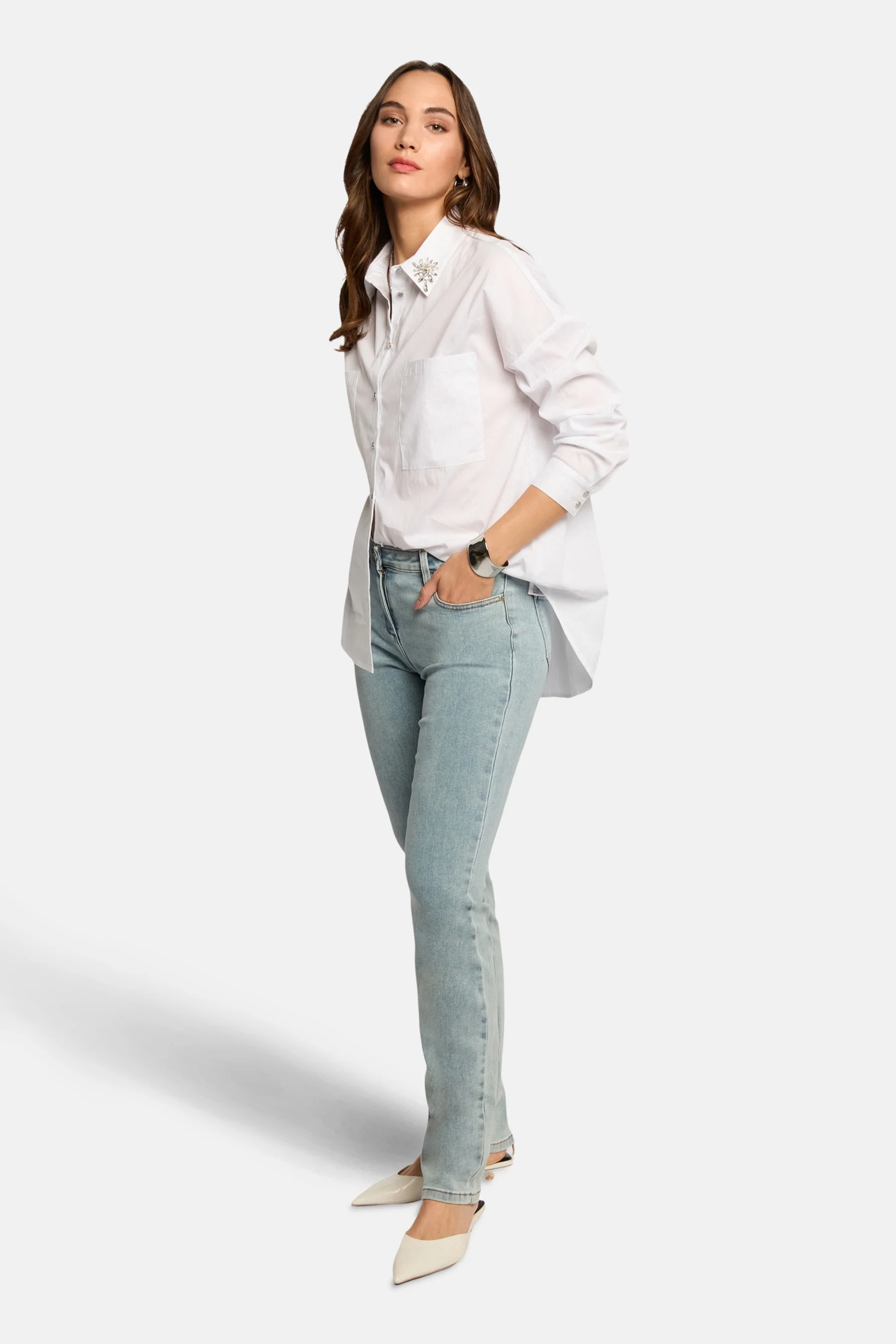 Jeans - light blue denim