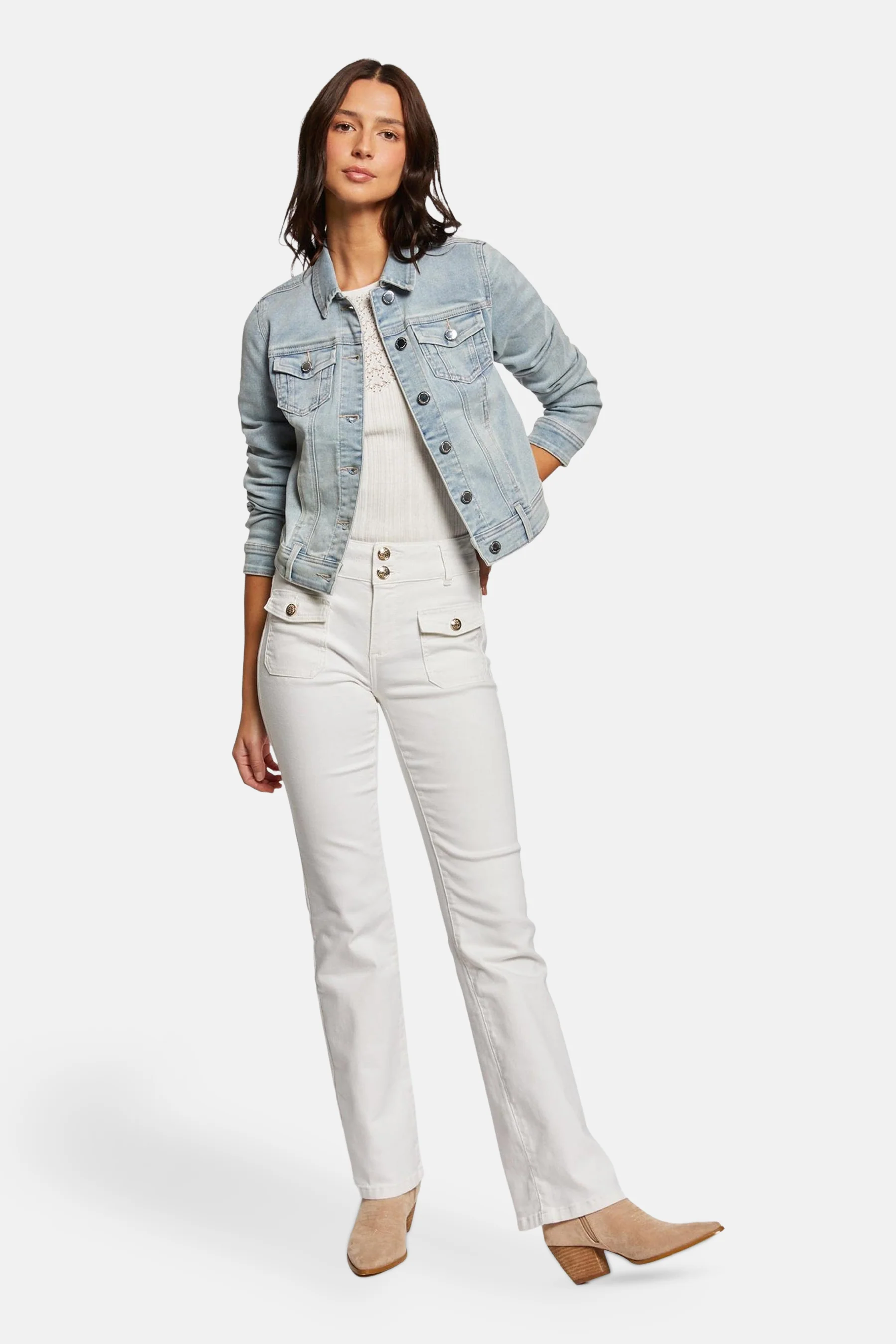 Jeansjas light blue denim - Morgan De Toi